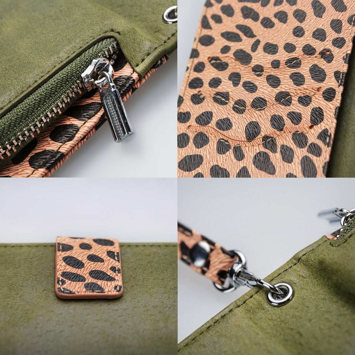 Mobilize 2In1 Gelly Zipper Case Apple Iphone 11 Pro Max Olive/Leopard