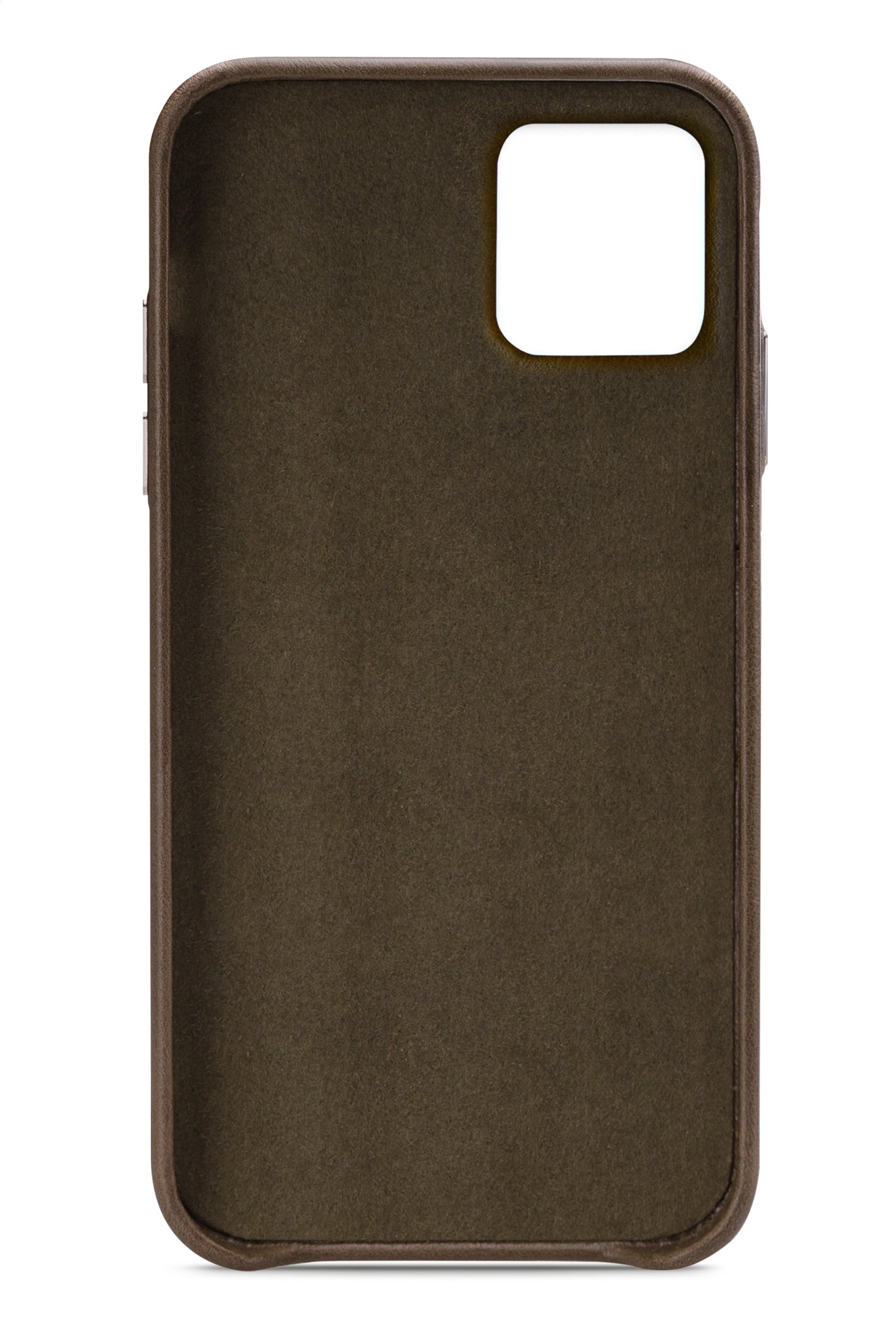 Senza Desire Leather Cover With Card Slot Apple Iphone 11 Pro Max Burned Olive