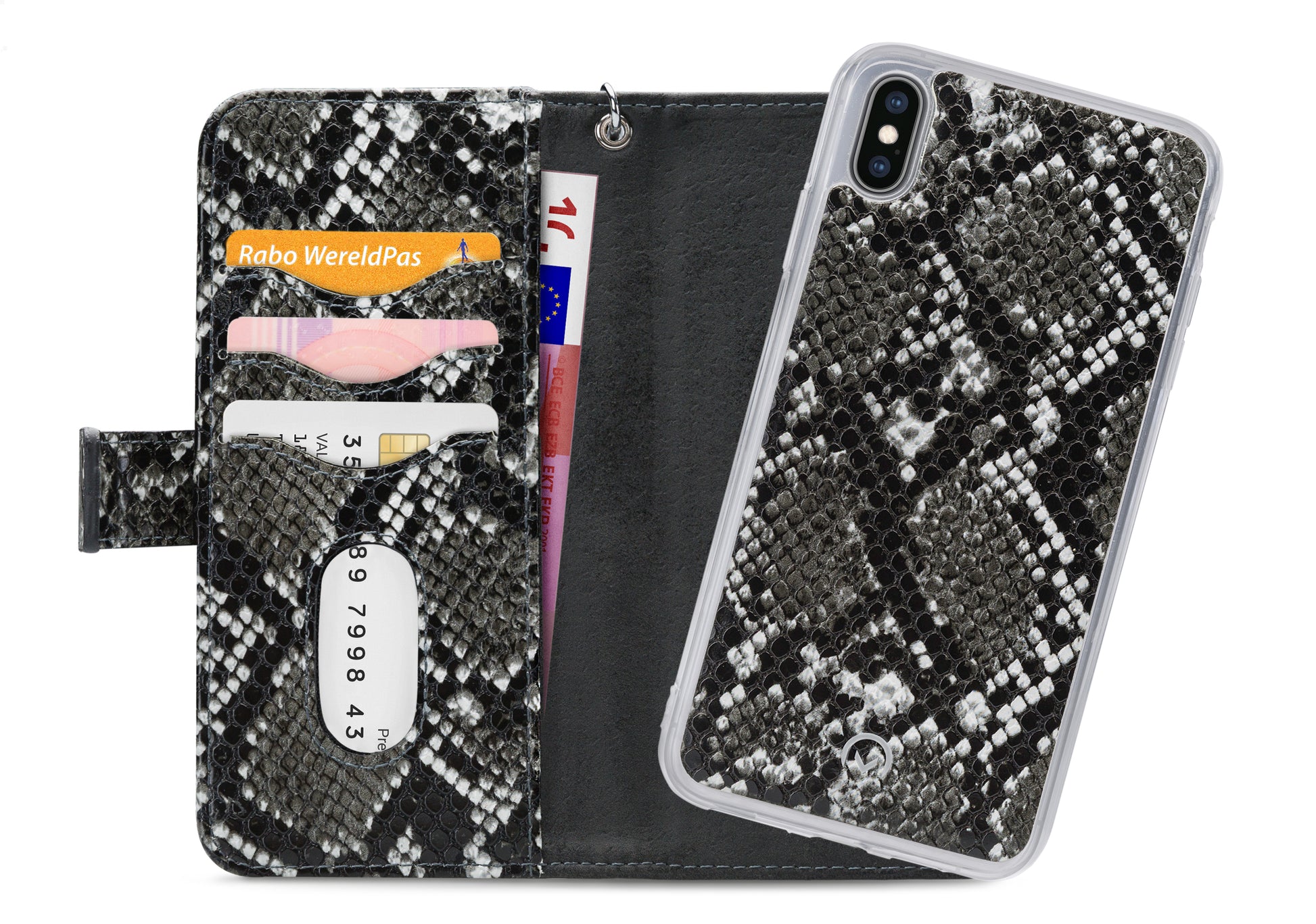 Mobilize 2In1 Gelly Zipper Case Apple Iphone Xs Max Black/Snake