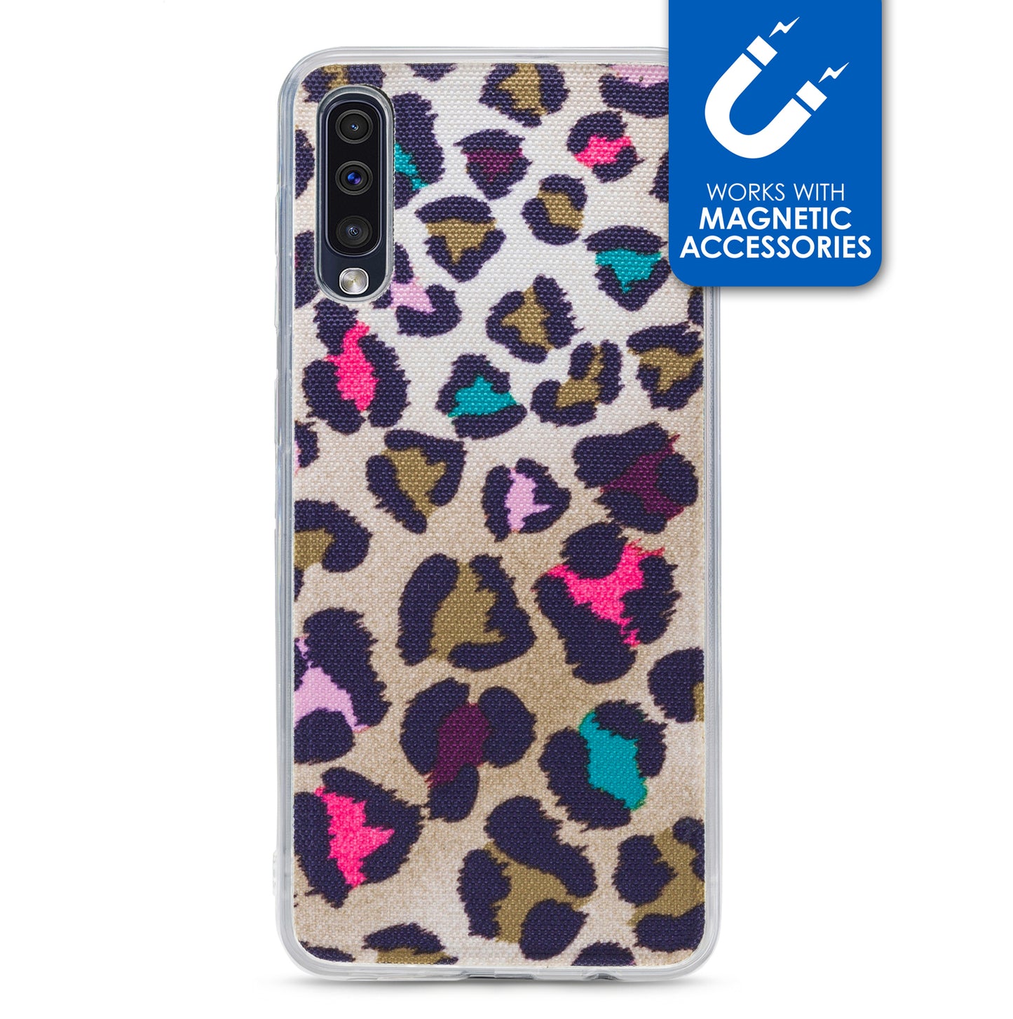 My Style Magneta Case For Samsung Galaxy A30S/A50 Colorful Leopard