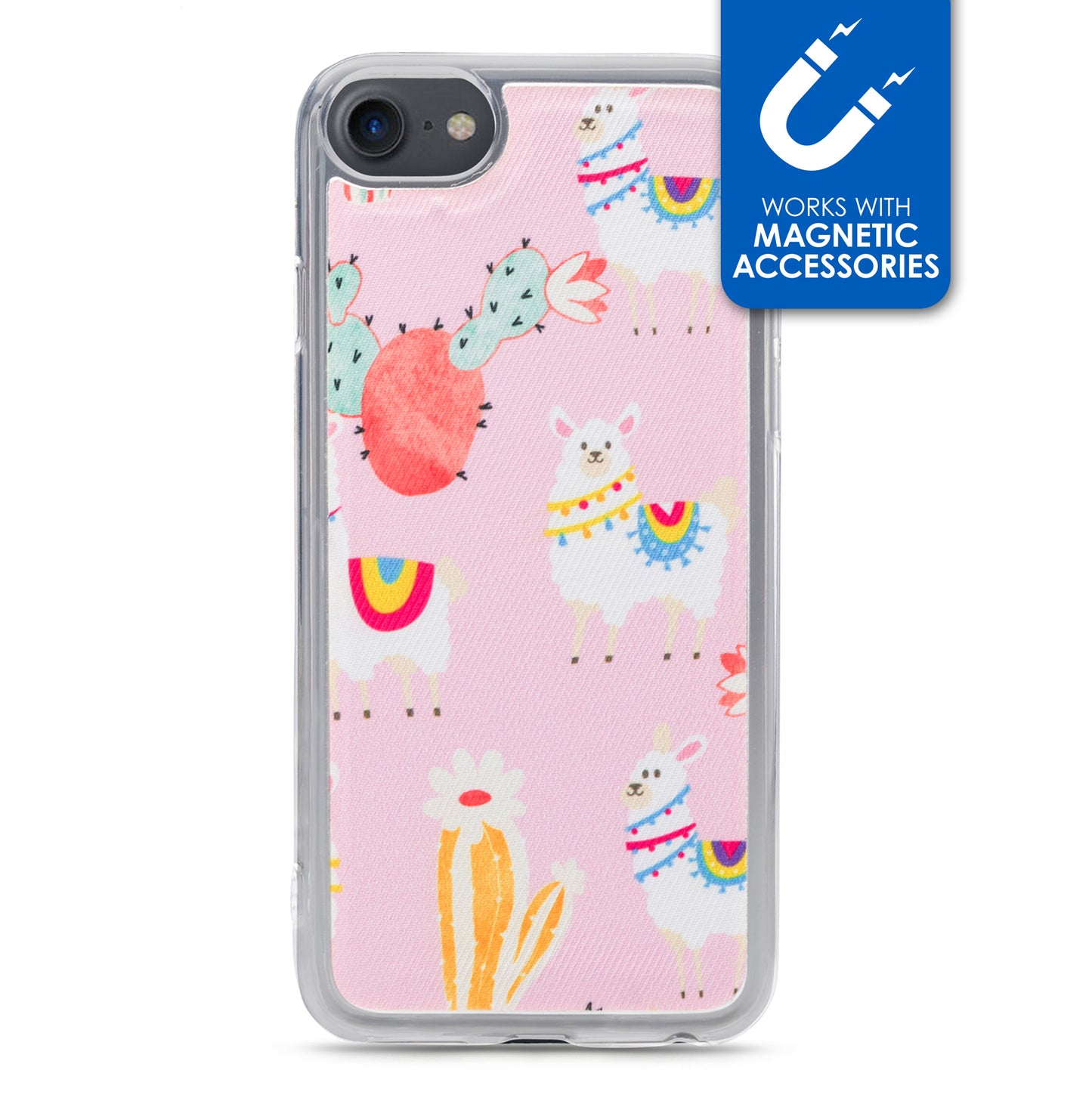 My Style Magneta Case For Apple Iphone 6/6S/7/8/Se (2020/2022) Pink Alpaca