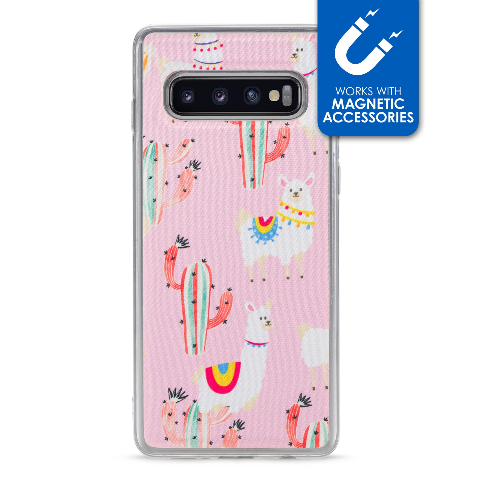 My Style Magneta Case For Samsung Galaxy S10 Pink Alpaca