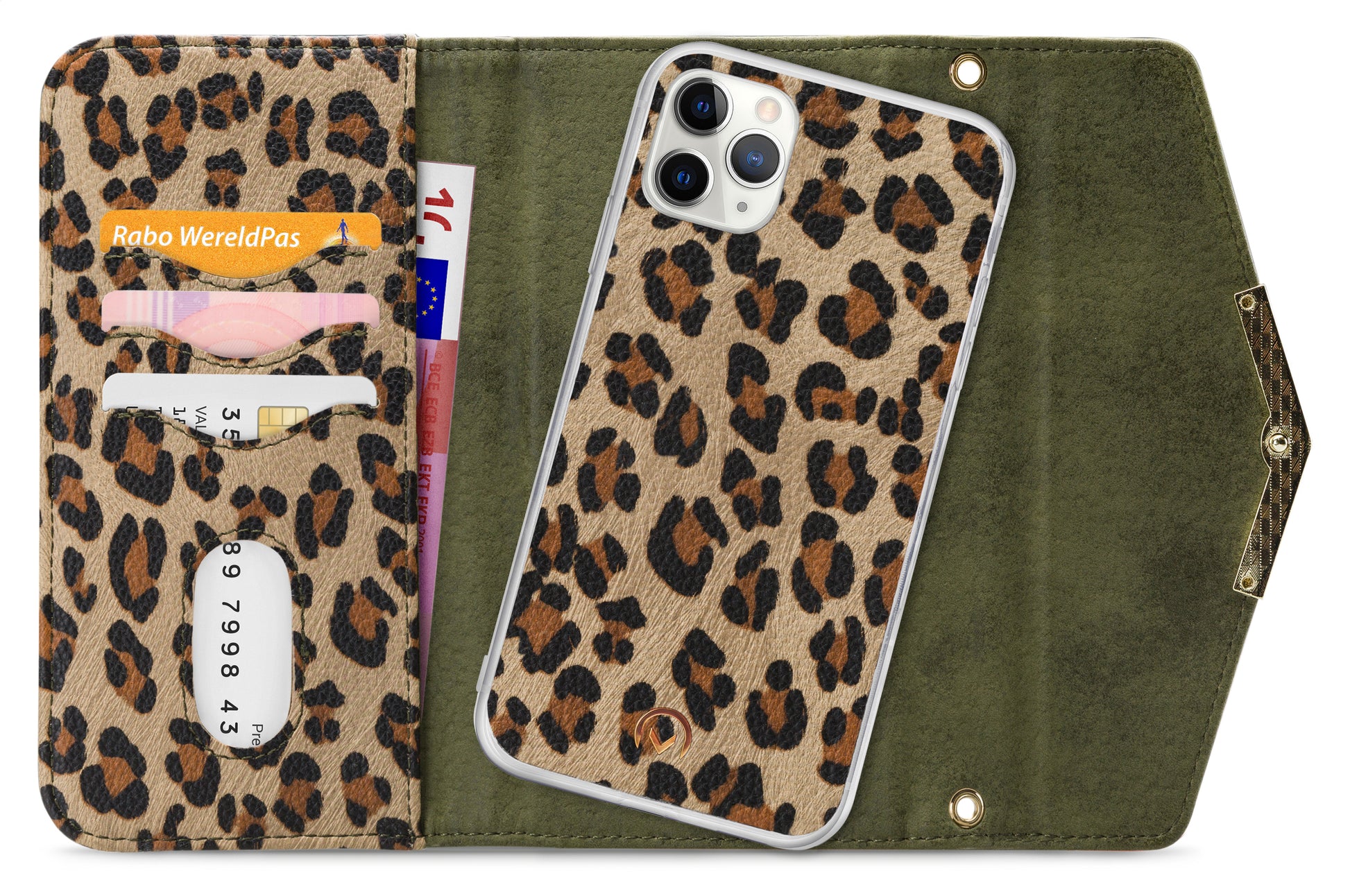 Mobilize 2In1 Gelly Clutch For Apple Iphone 11 Pro Green Leopard