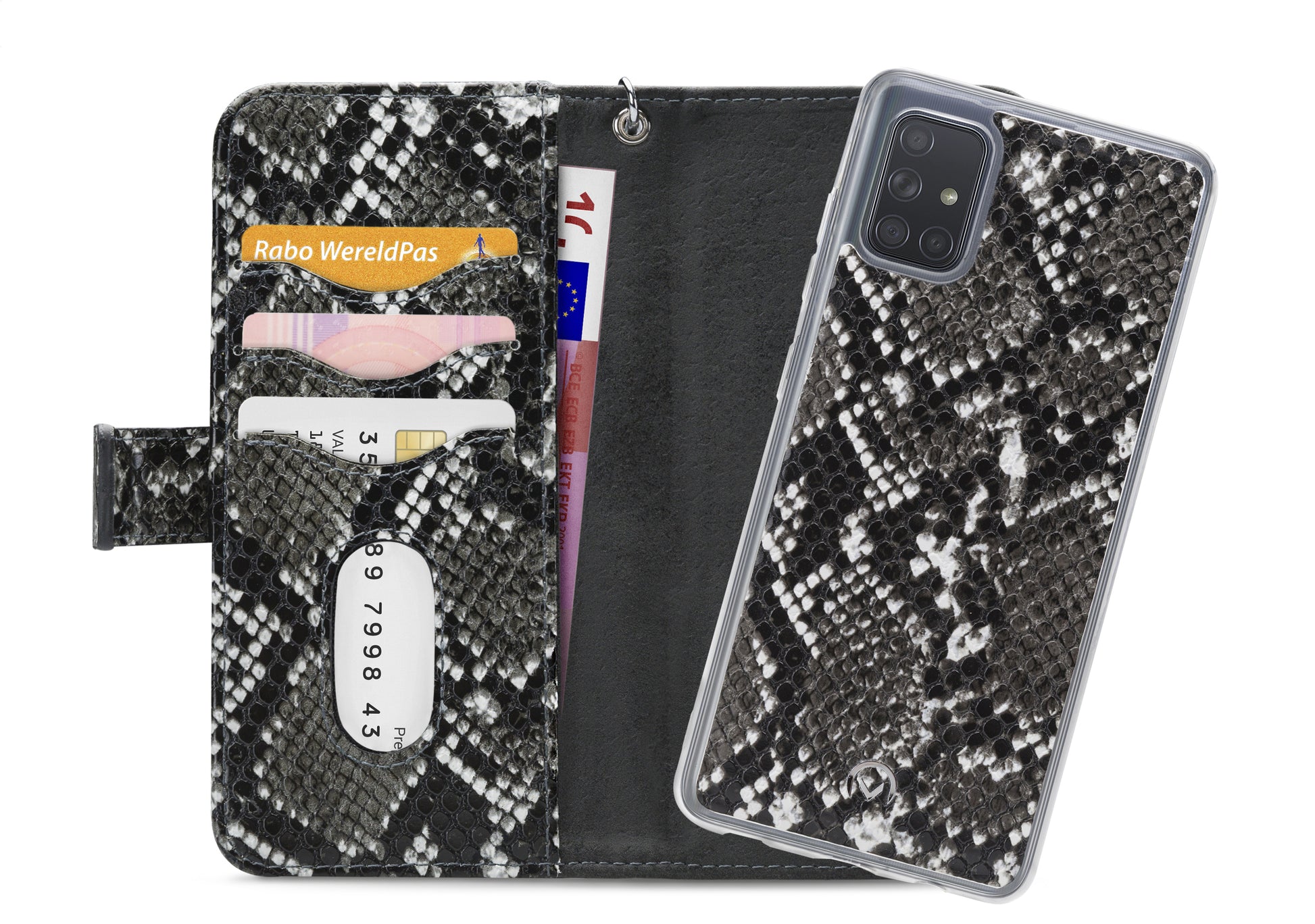 Mobilize 2In1 Gelly Zipper Case Samsung Galaxy A71 Black/Snake