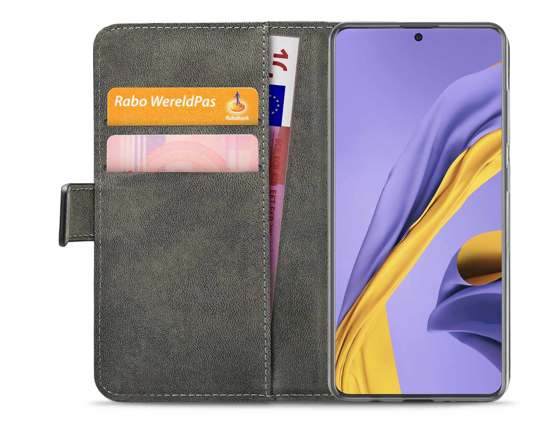 Mobilize Classic Gelly Wallet Book Case Samsung Galaxy A51 Black