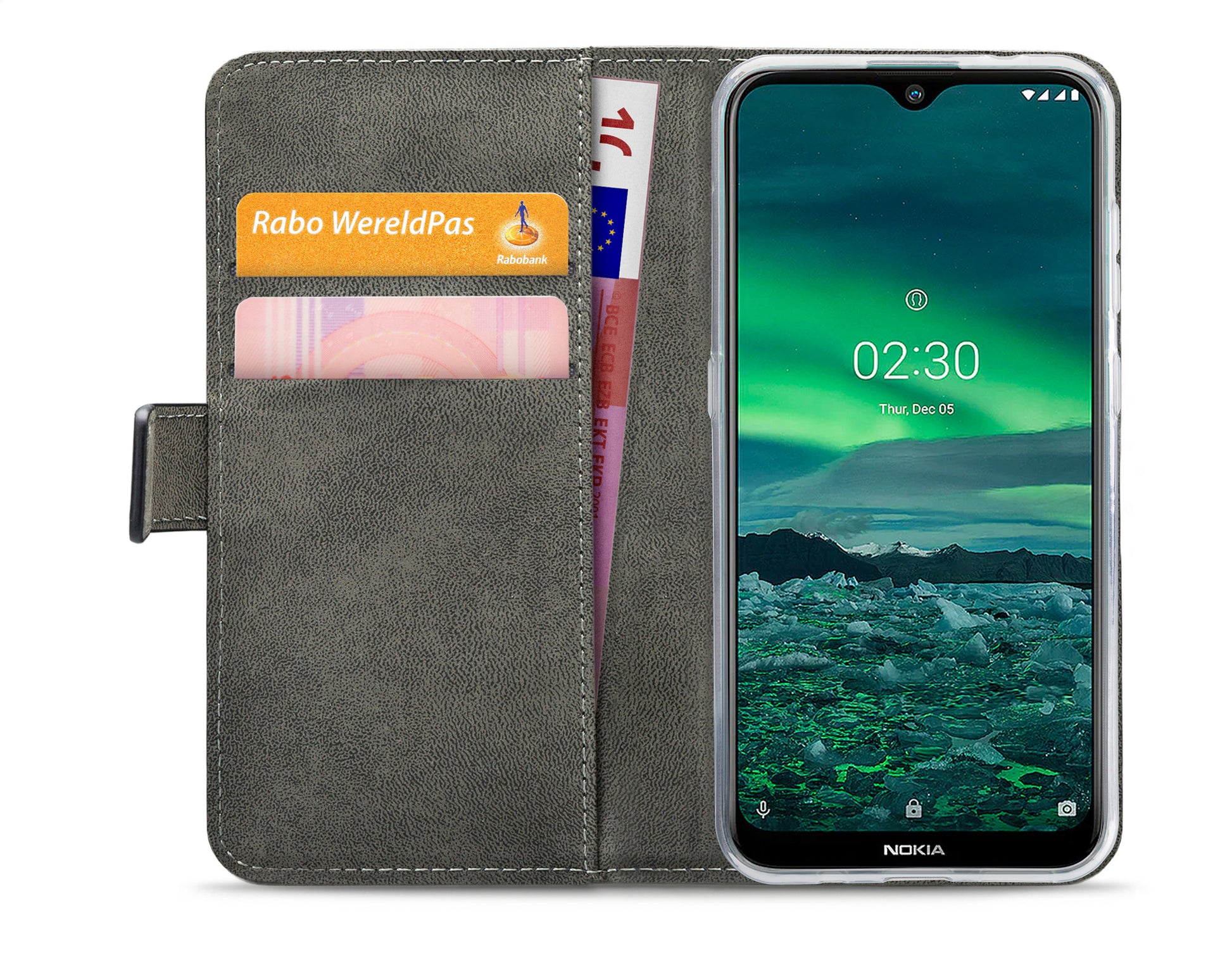 Mobilize Classic Gelly Wallet Book Case Nokia 2.3 Black
