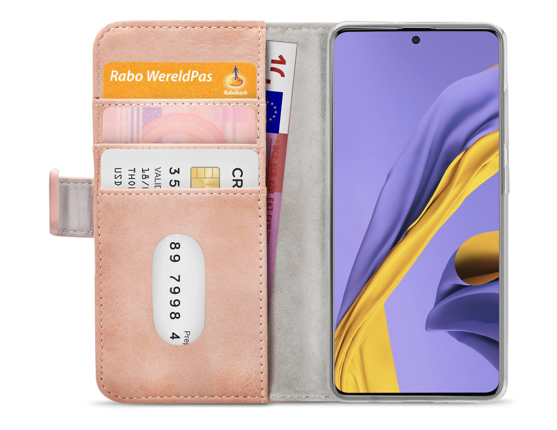 Mobilize Elite Gelly Wallet Book Case Samsung Galaxy A51 Soft Pink