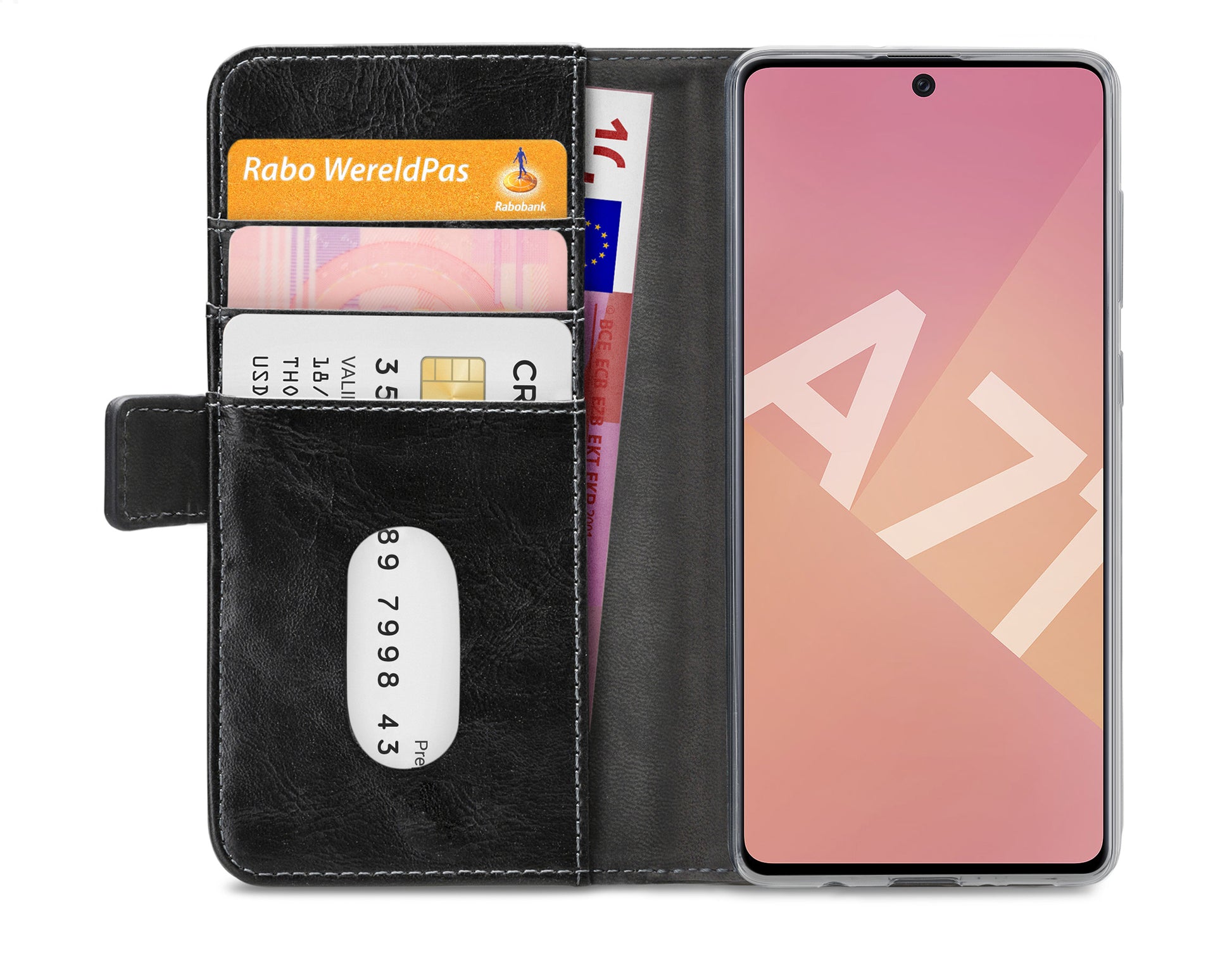 My Style Flex Wallet For Samsung Galaxy A71 Black