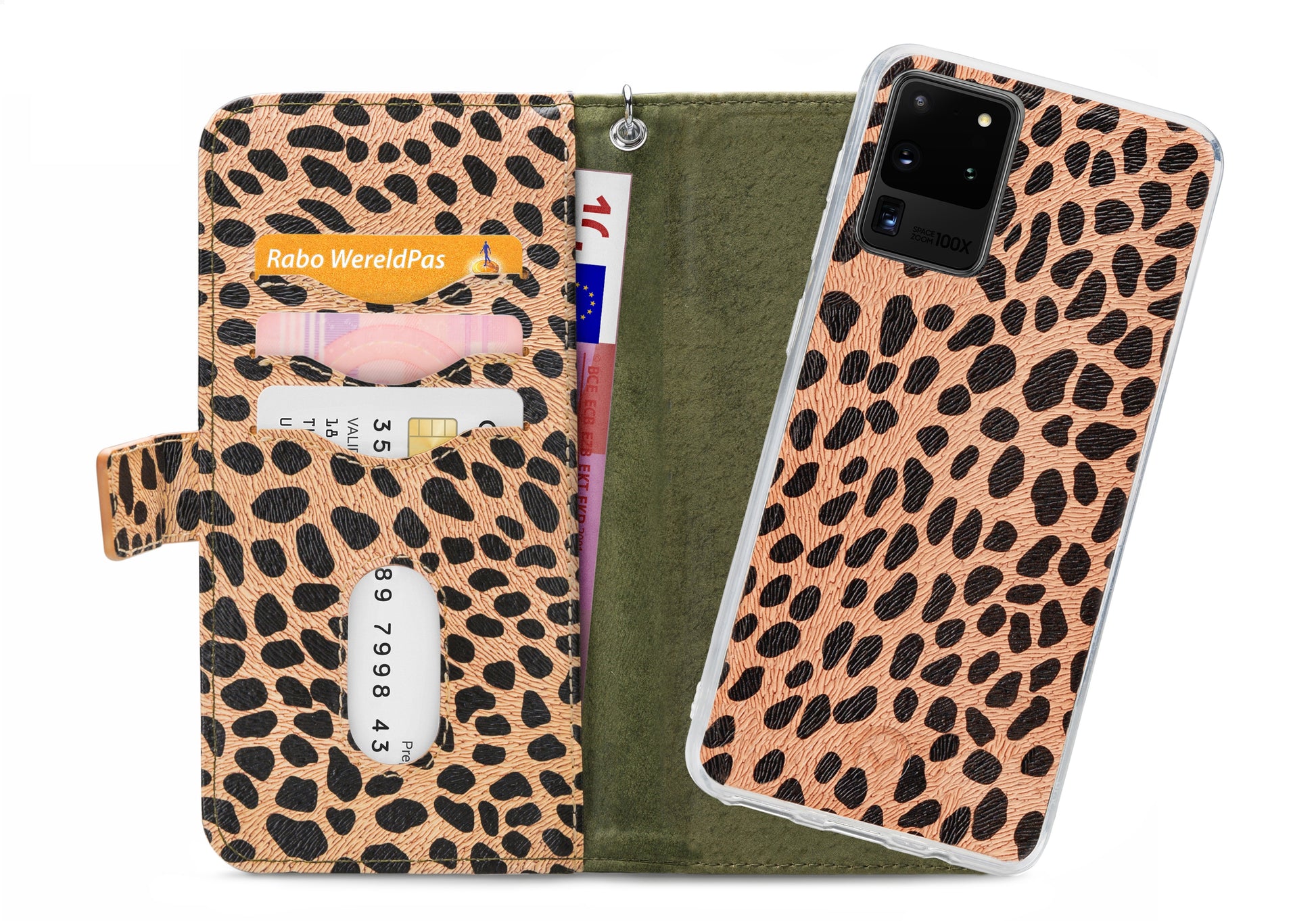 Mobilize 2In1 Gelly Zipper Case Samsung Galaxy S20 Ultra/S20 Ultra 5G Olive/Leopard
