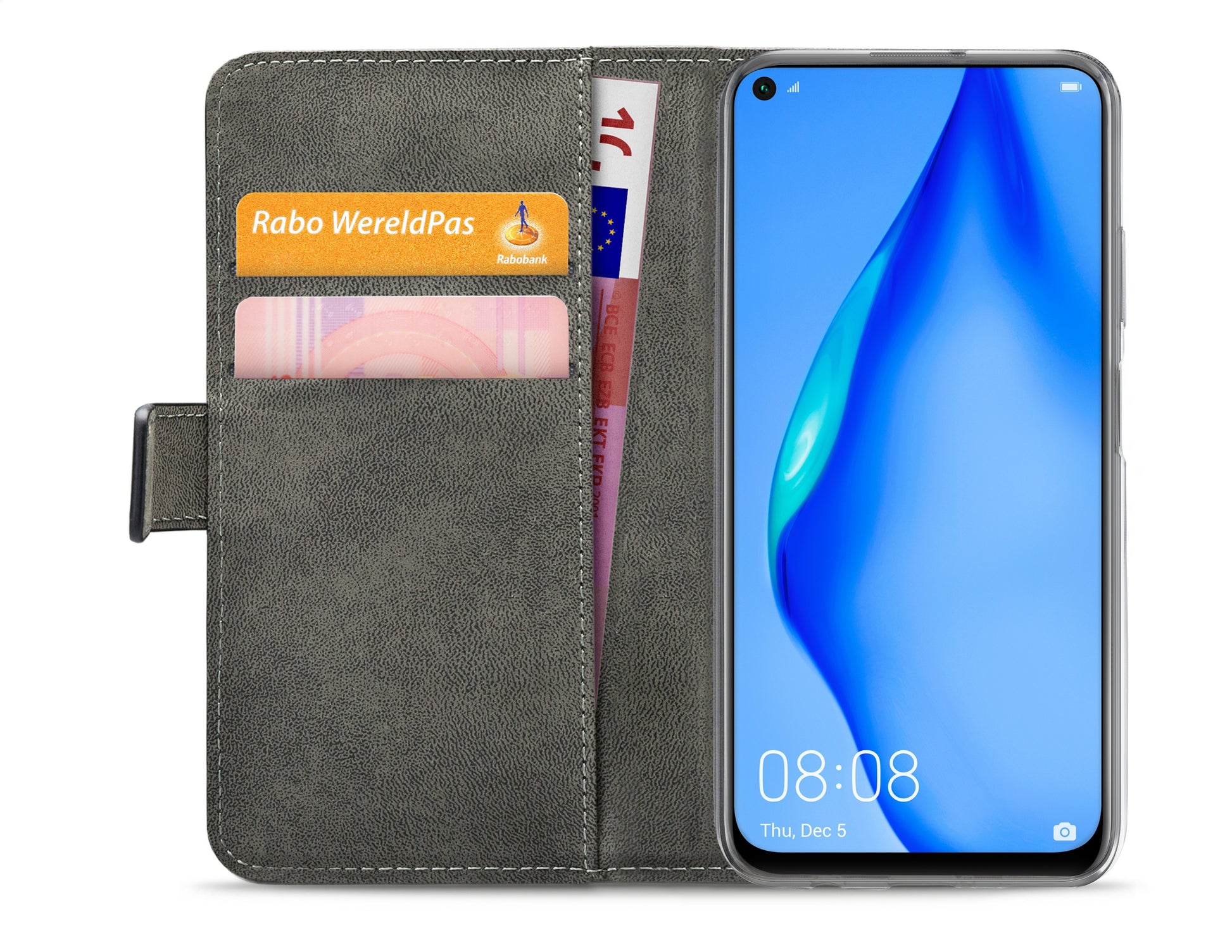 Mobilize Classic Gelly Wallet Book Case Huawei P40 Lite Black