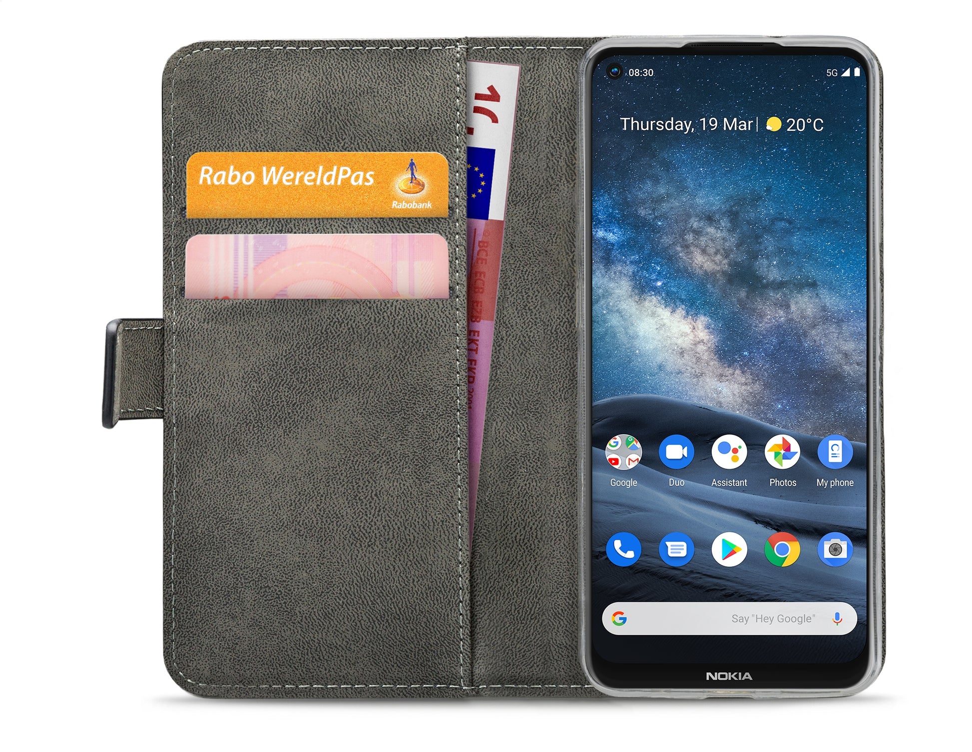 Mobilize Classic Gelly Wallet Book Case Nokia 8.3 5G Black
