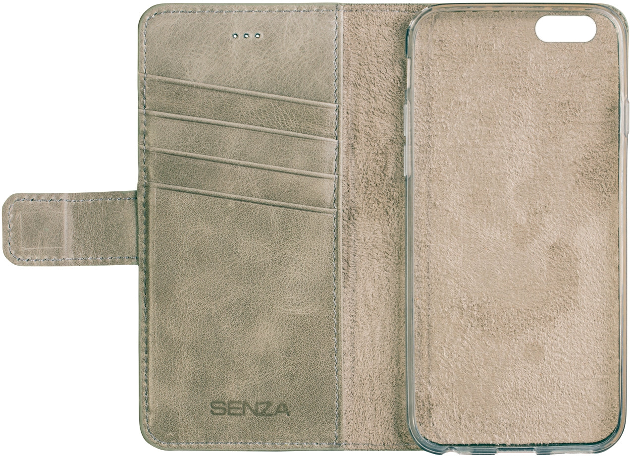 Senza Pure Leather Wallet Apple Iphone 6/6S Moss Green