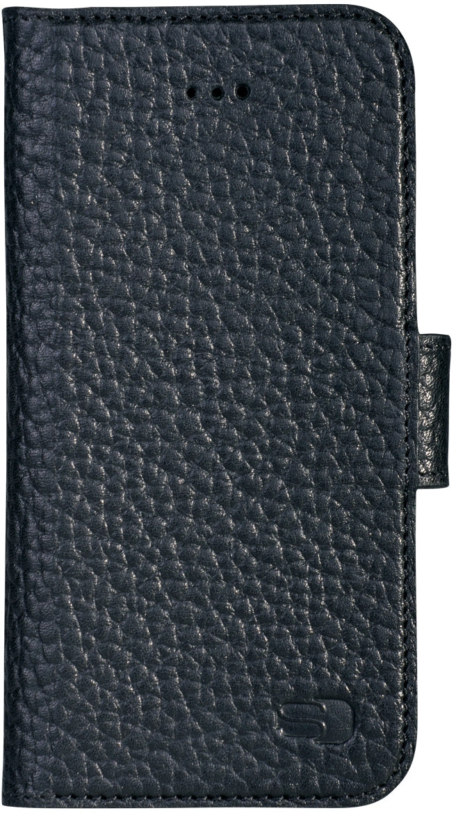 Senza Exquisite Leather Wallet Apple Iphone 5/5S/Se Intense Black