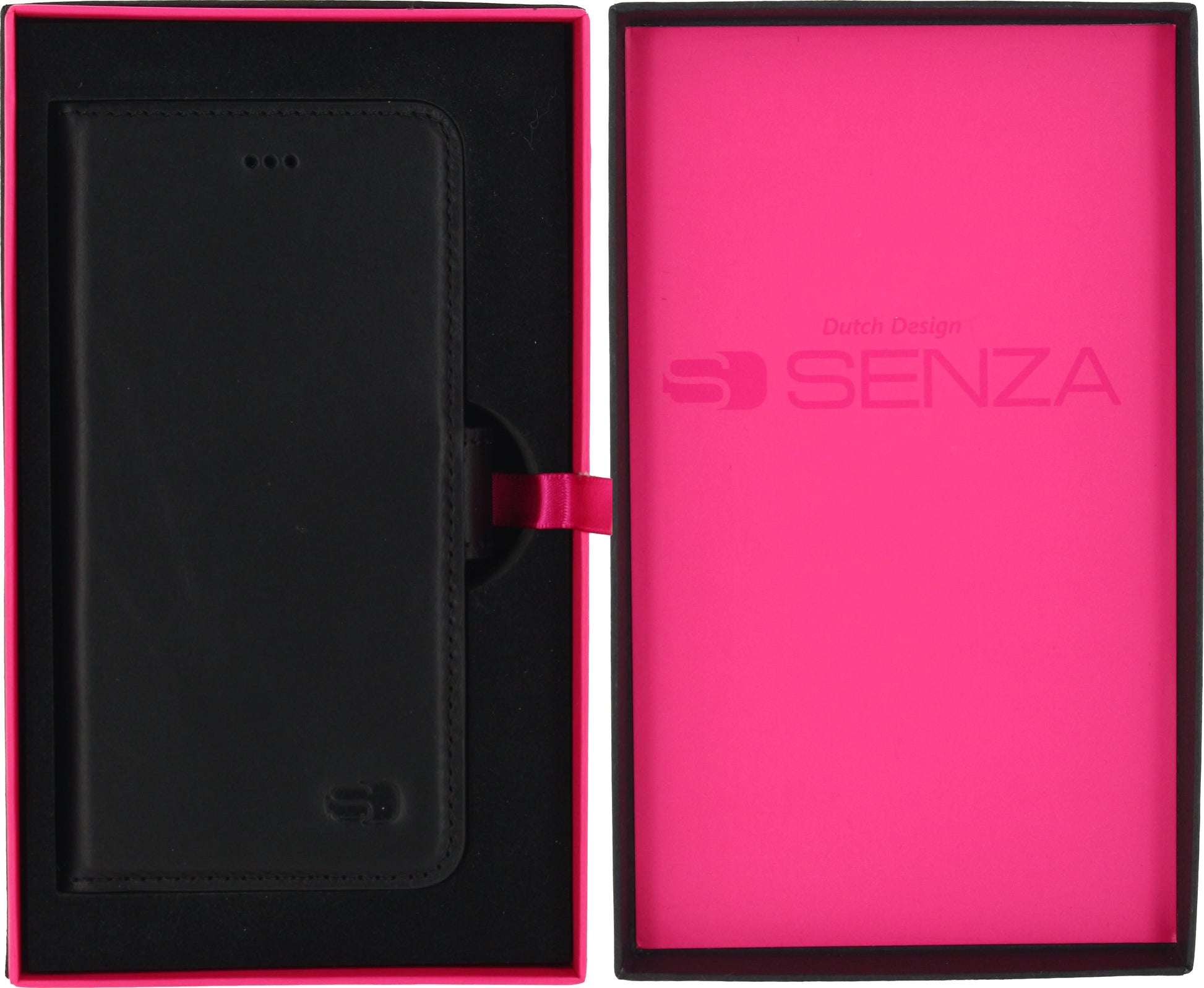 Senza Pure Leather Wallet Apple Iphone 7/8/Se (2020/2022) Deep Black