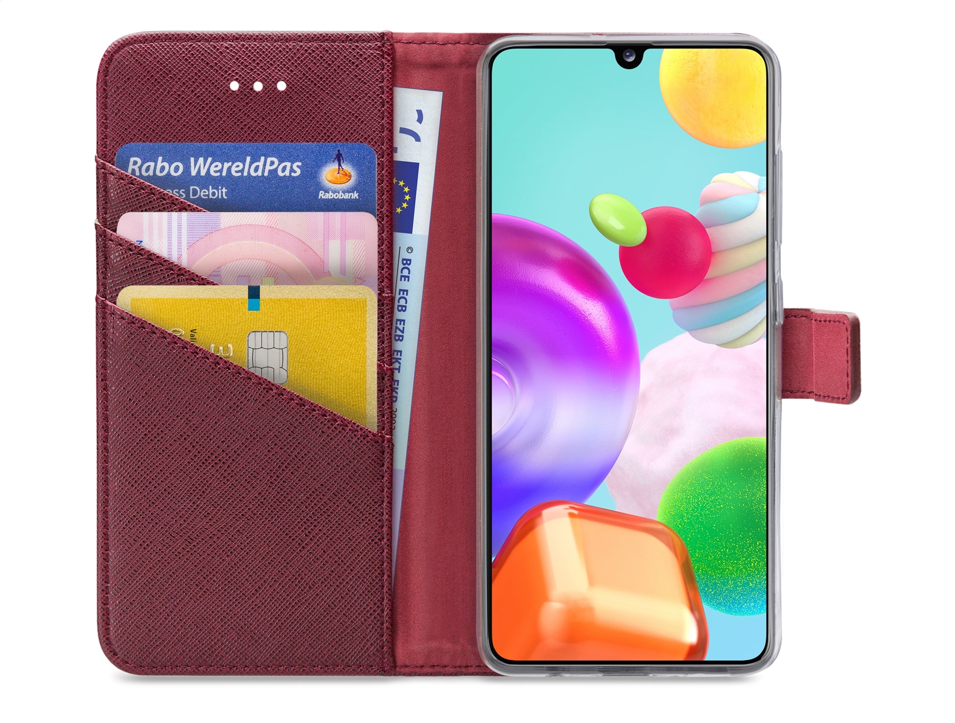 My Style Flex Wallet For Samsung Galaxy A41 Bordeaux