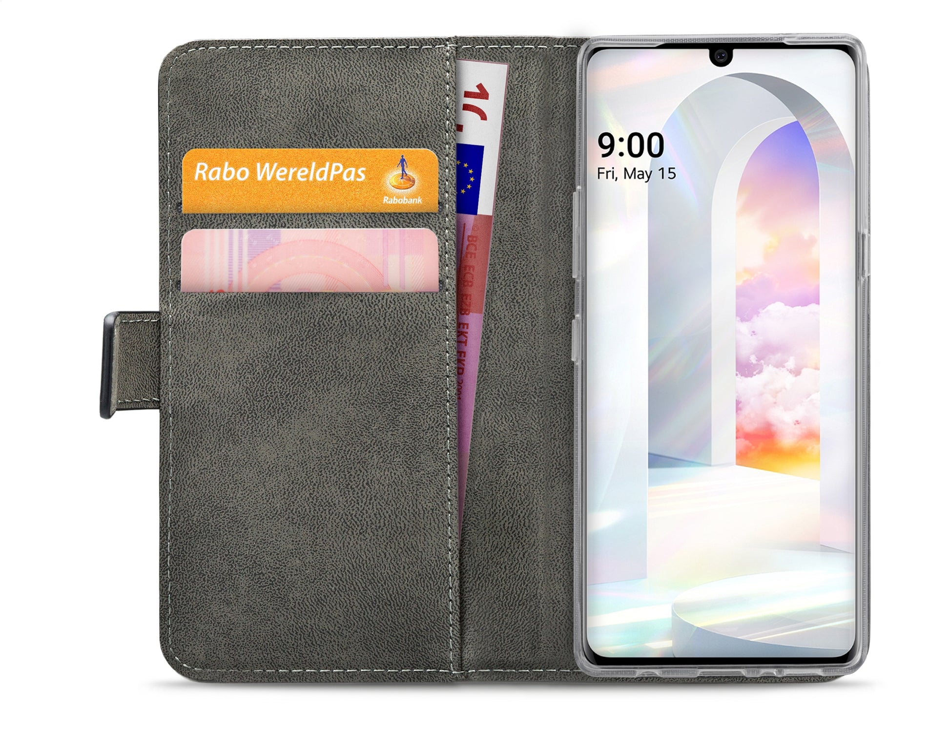 Mobilize Classic Gelly Wallet Book Case Lg Velvet Black