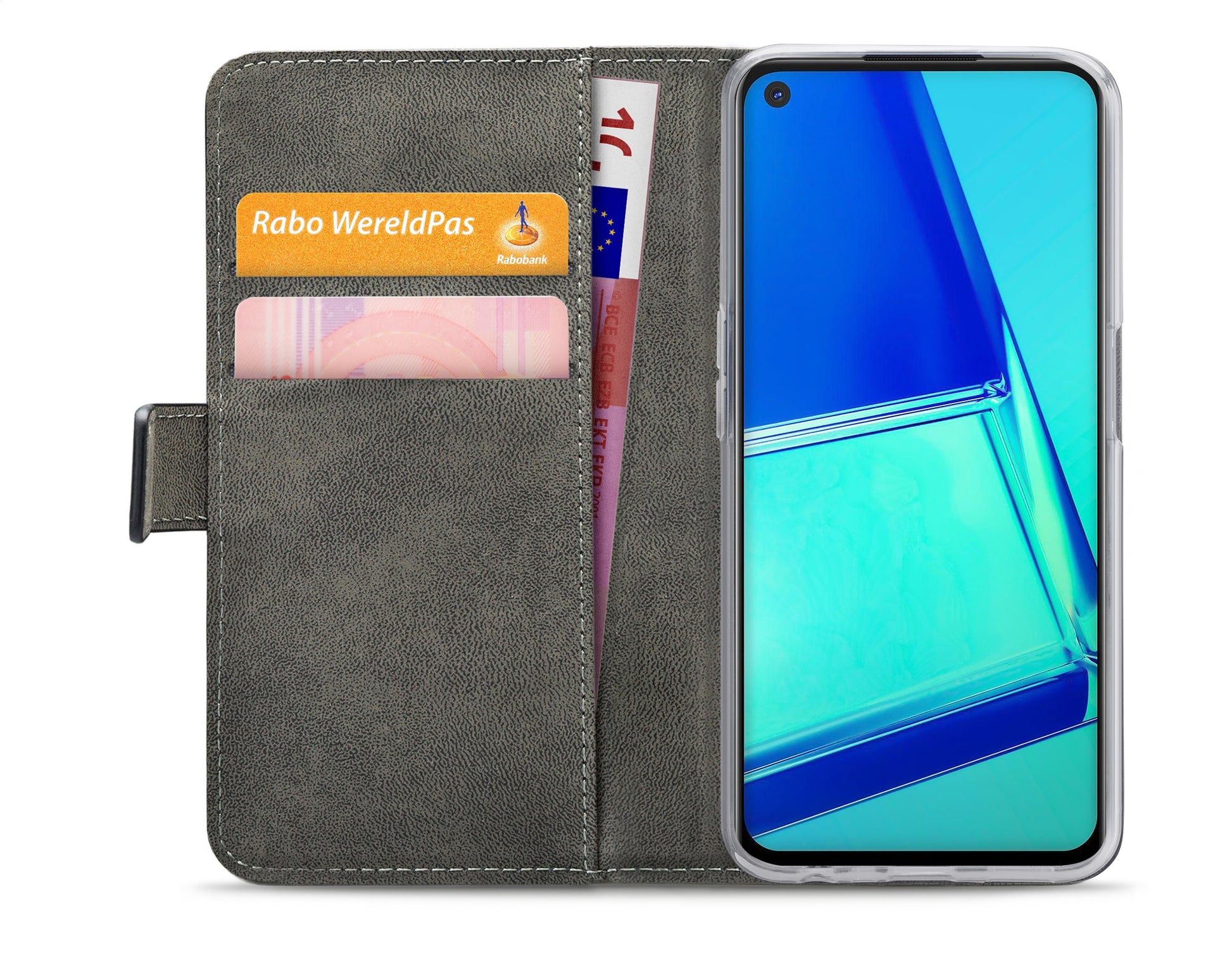 Mobilize Classic Gelly Wallet Book Case Oppo A52/A72 Black