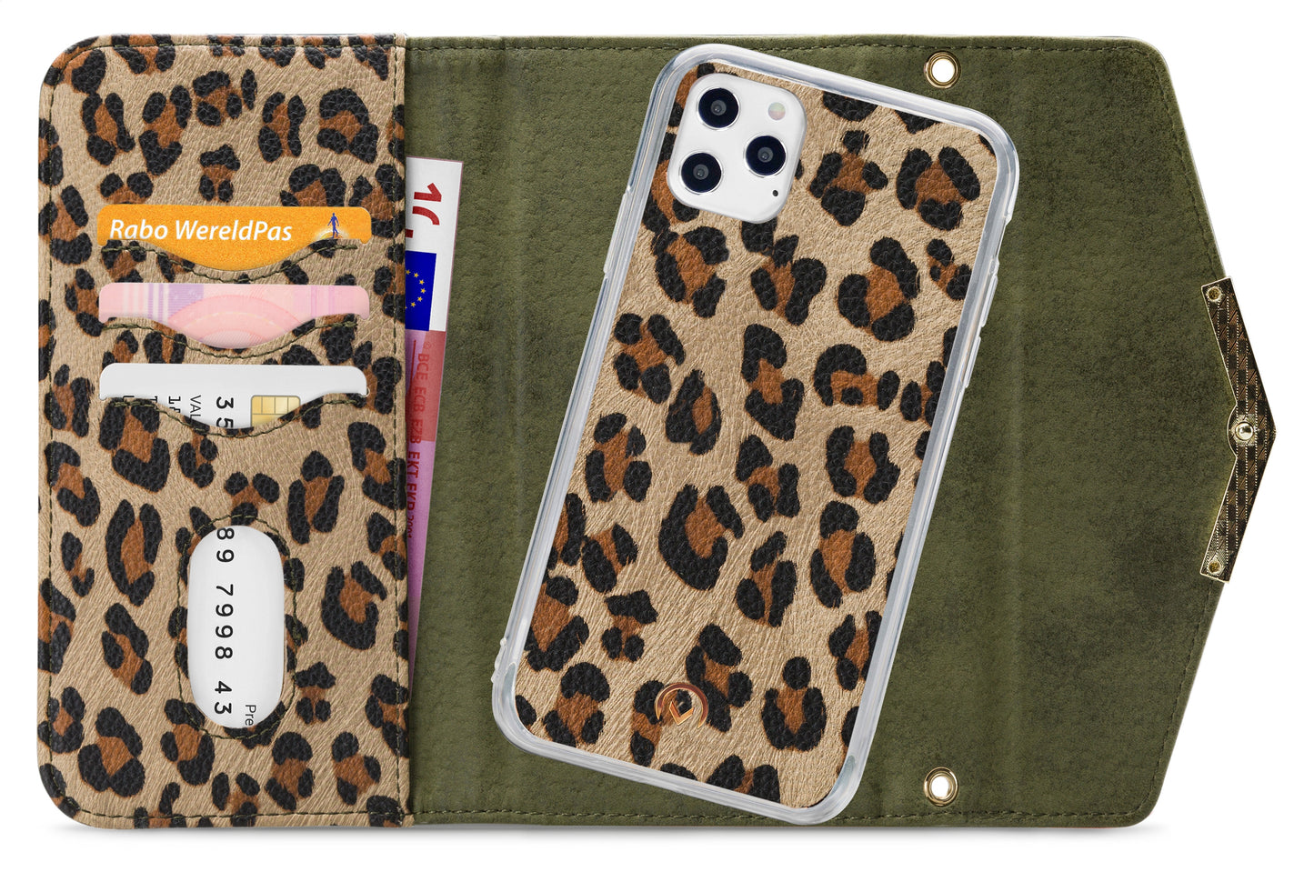 Mobilize 2In1 Gelly Clutch For Apple Iphone 12 Pro Max Green Leopard