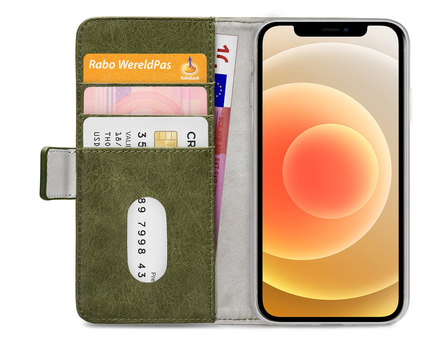 Mobilize Elite Gelly Wallet Book Case Apple Iphone 12/12 Pro Green