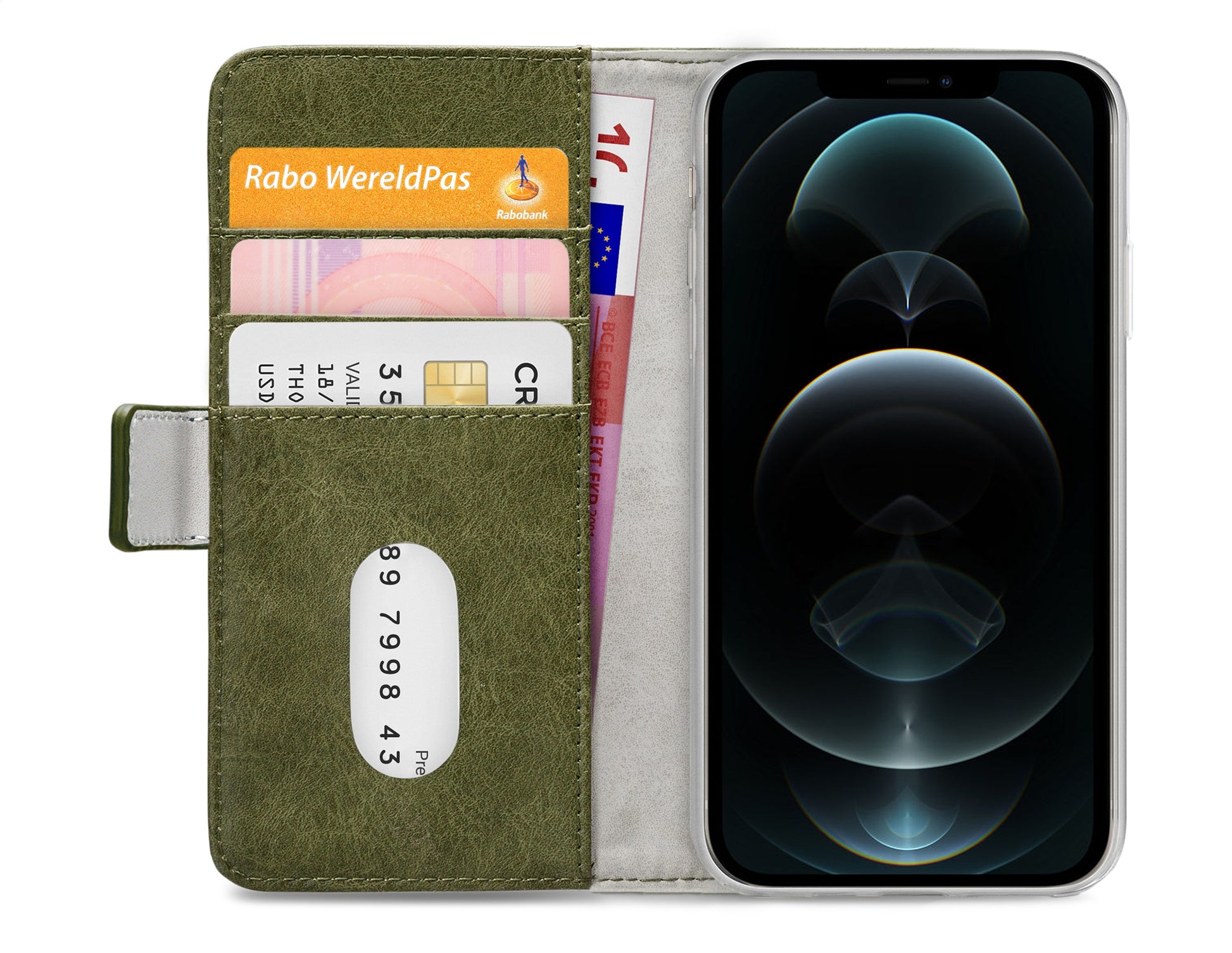 Mobilize Elite Gelly Wallet Book Case Apple Iphone 12 Pro Max Green