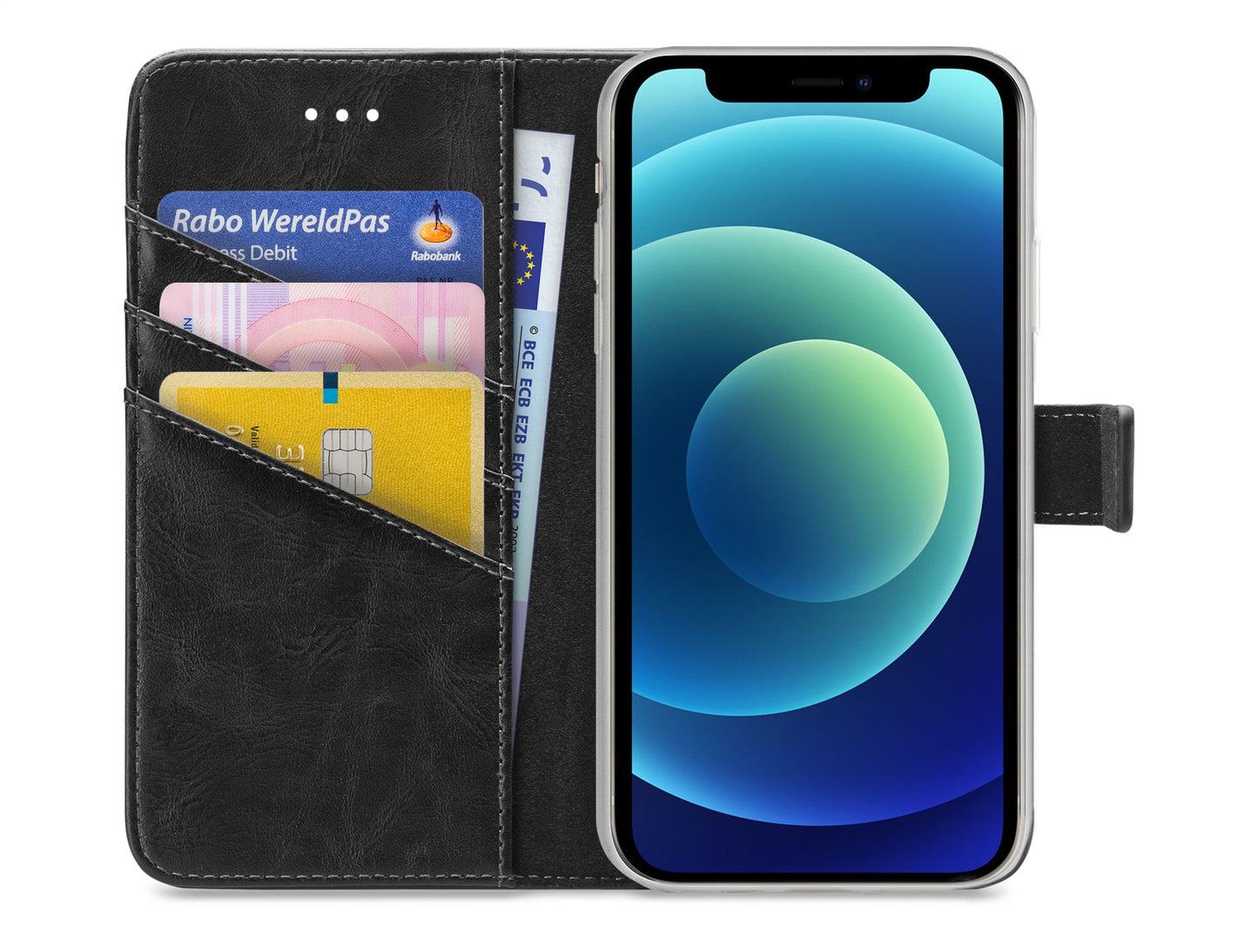 My Style Flex Wallet For Apple Iphone 12 Mini Black