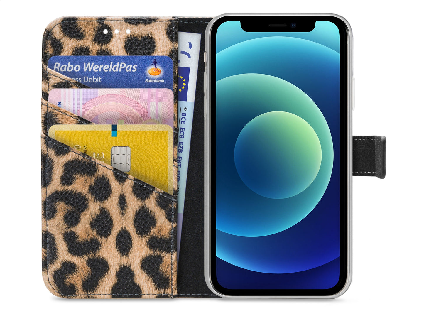 My Style Flex Wallet For Apple Iphone 12 Mini Leopard