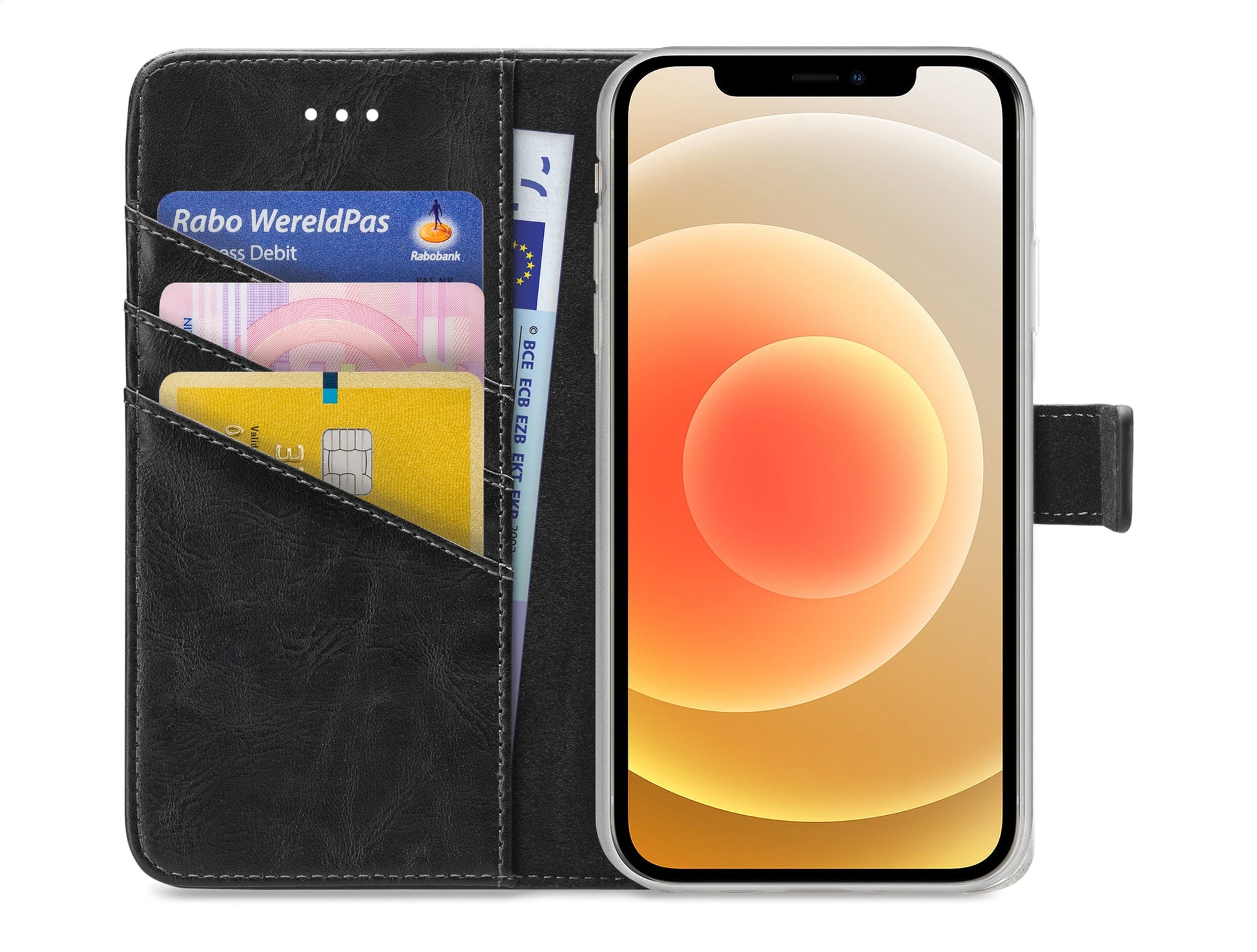 My Style Flex Wallet For Apple Iphone 12/12 Pro Black