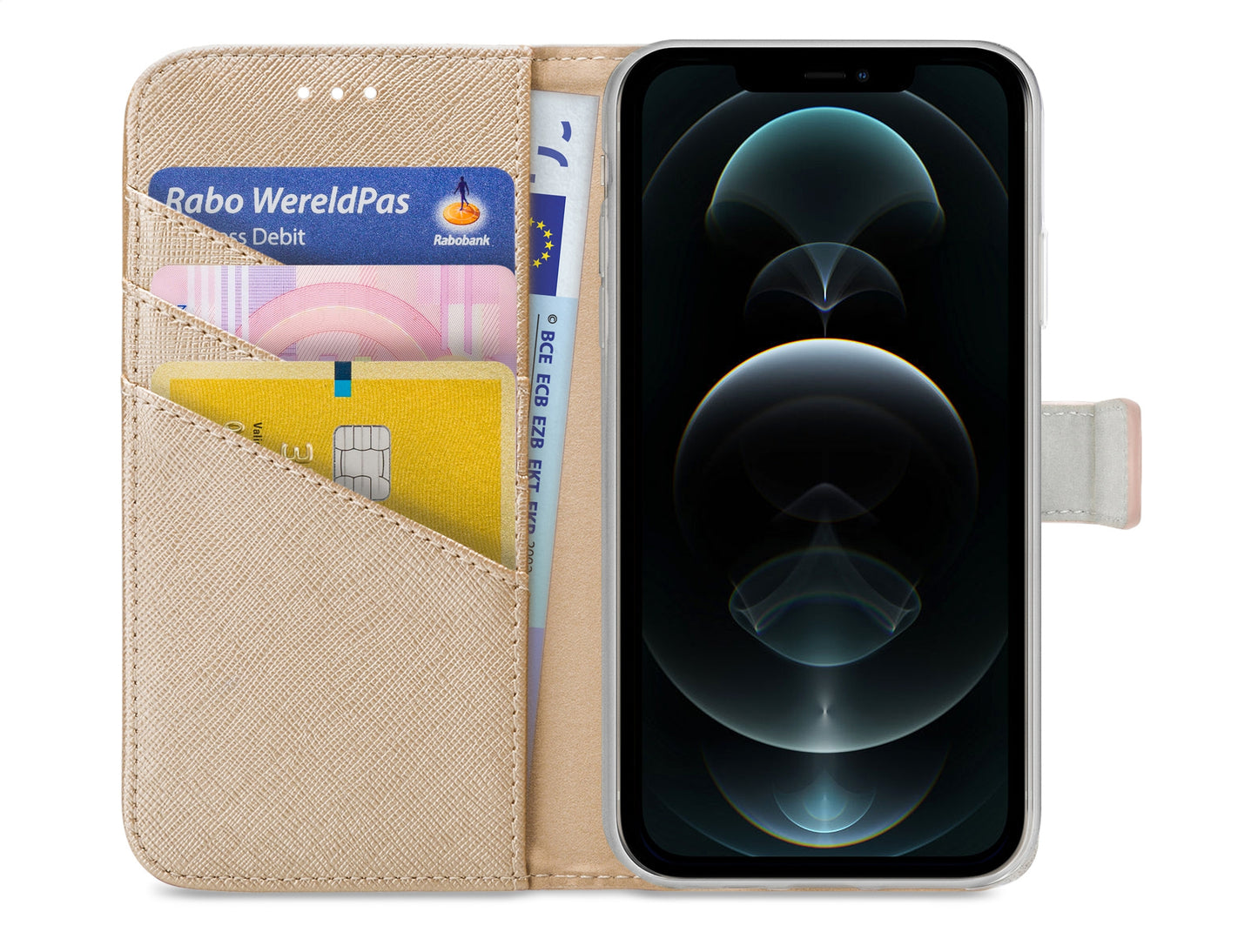 My Style Flex Wallet For Apple Iphone 12 Pro Max Gold