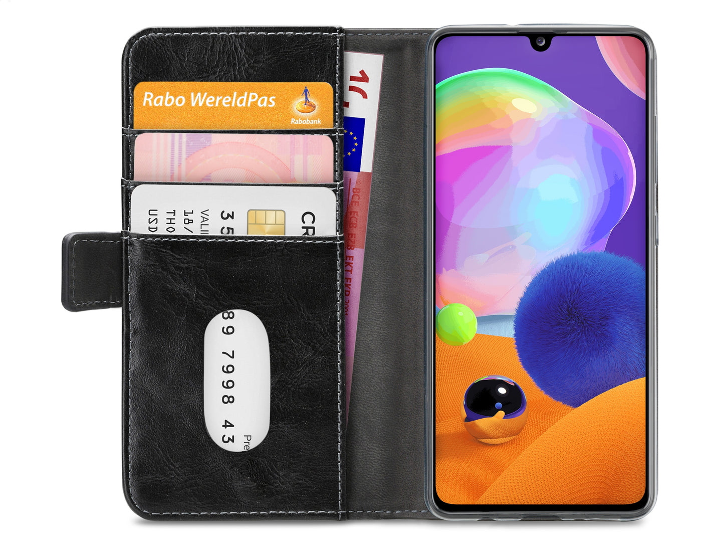 My Style Flex Wallet For Samsung Galaxy A31 Black