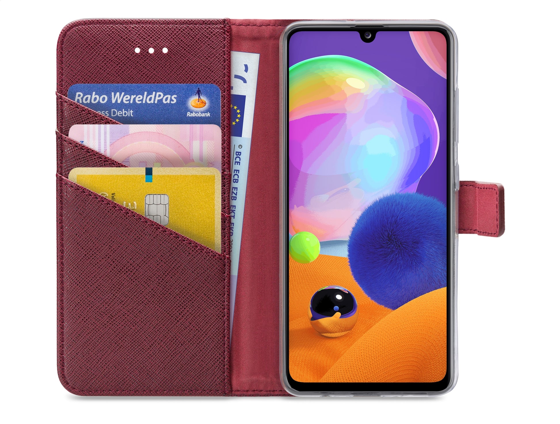 My Style Flex Wallet For Samsung Galaxy A31 Bordeaux