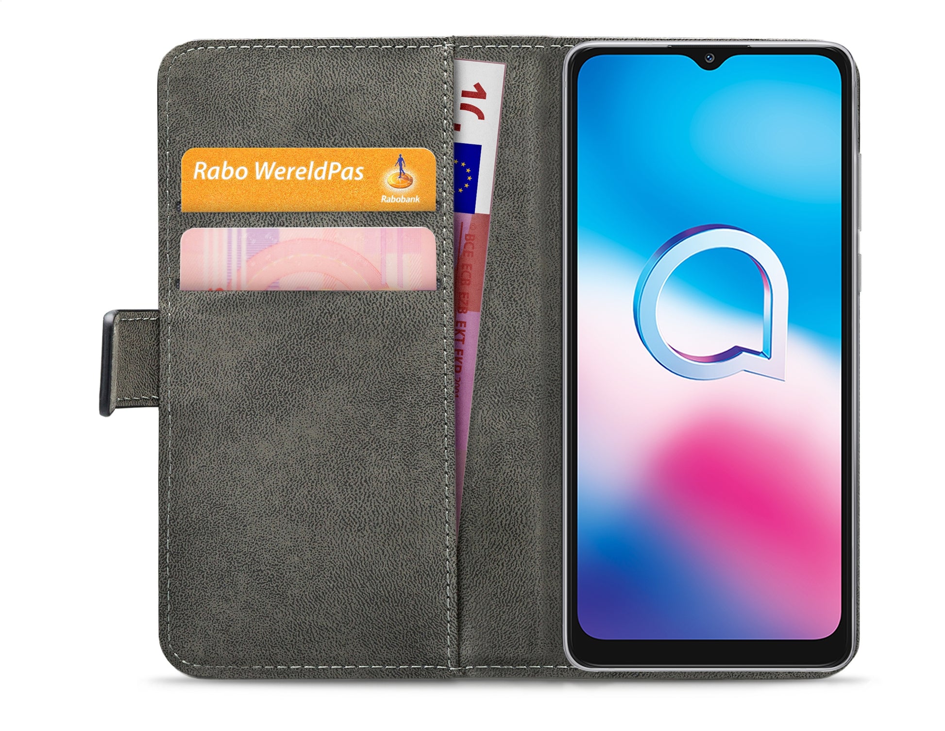 Mobilize Classic Gelly Wallet Book Case Alcatel 3X (2020) Black