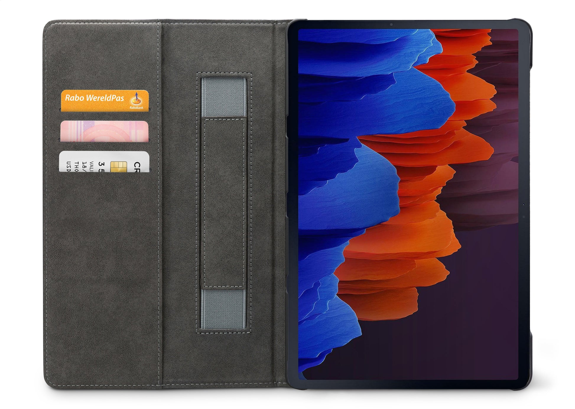 Mobilize Premium Folio Case Samsung Galaxy Tab S7+/S7 Fe/S8+ 12.4 Black