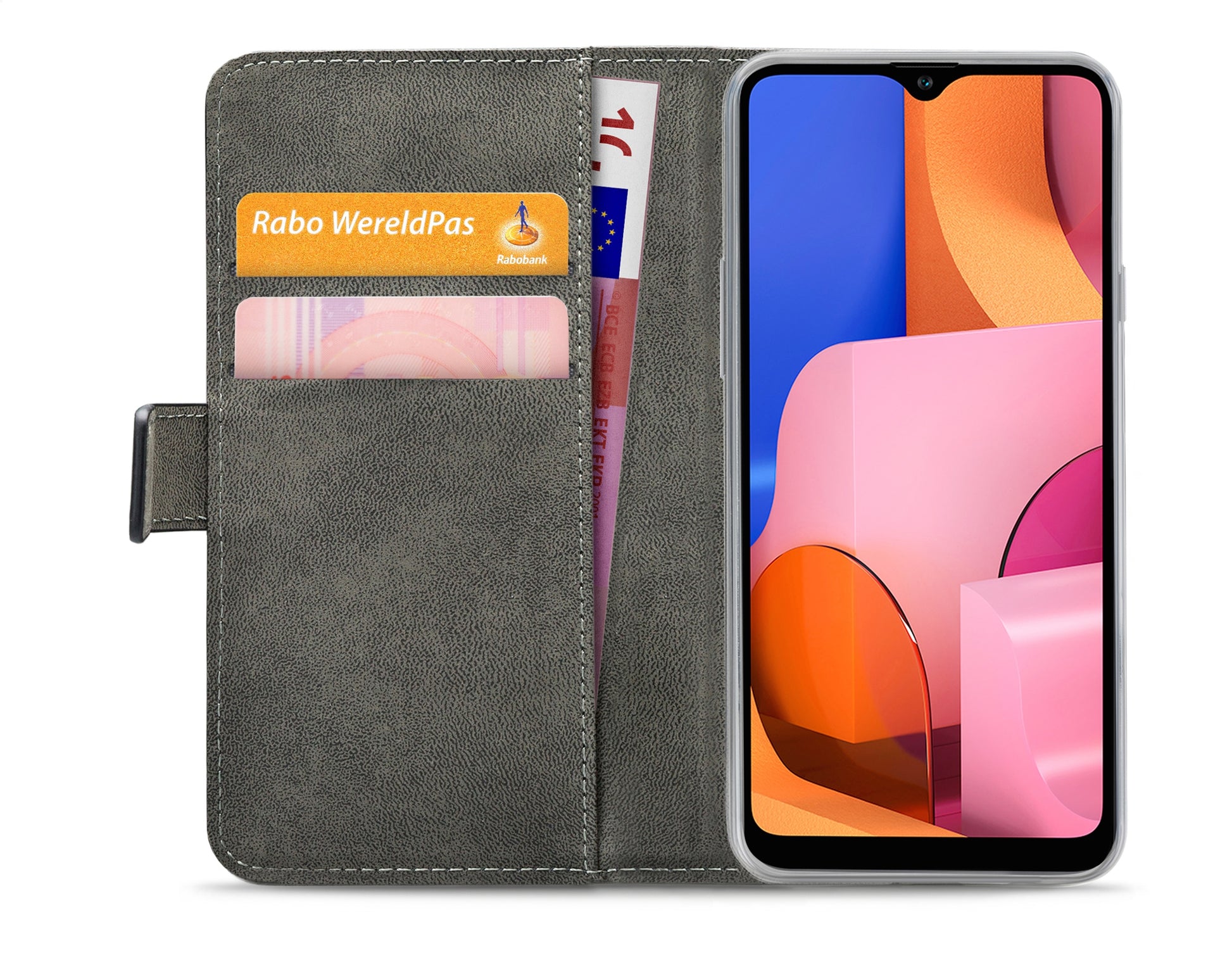 Mobilize Classic Gelly Wallet Book Case Samsung Galaxy A20S Black