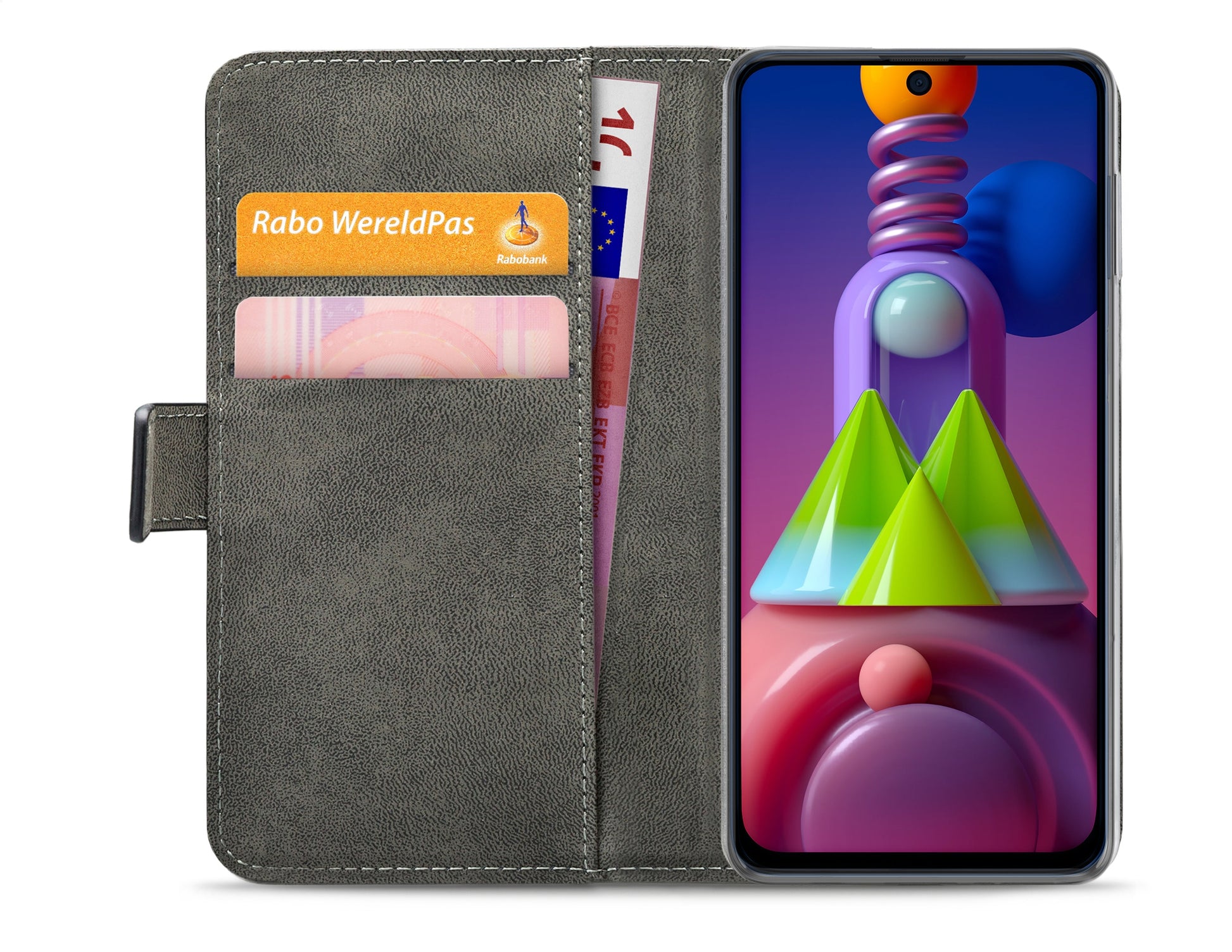 Mobilize Classic Gelly Wallet Book Case Samsung Galaxy M51 Black