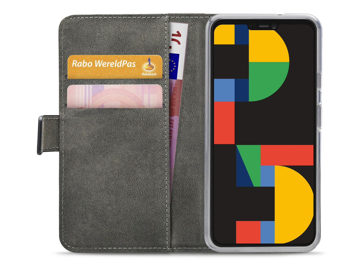Mobilize Classic Gelly Wallet Book Case Google Pixel 5 Black