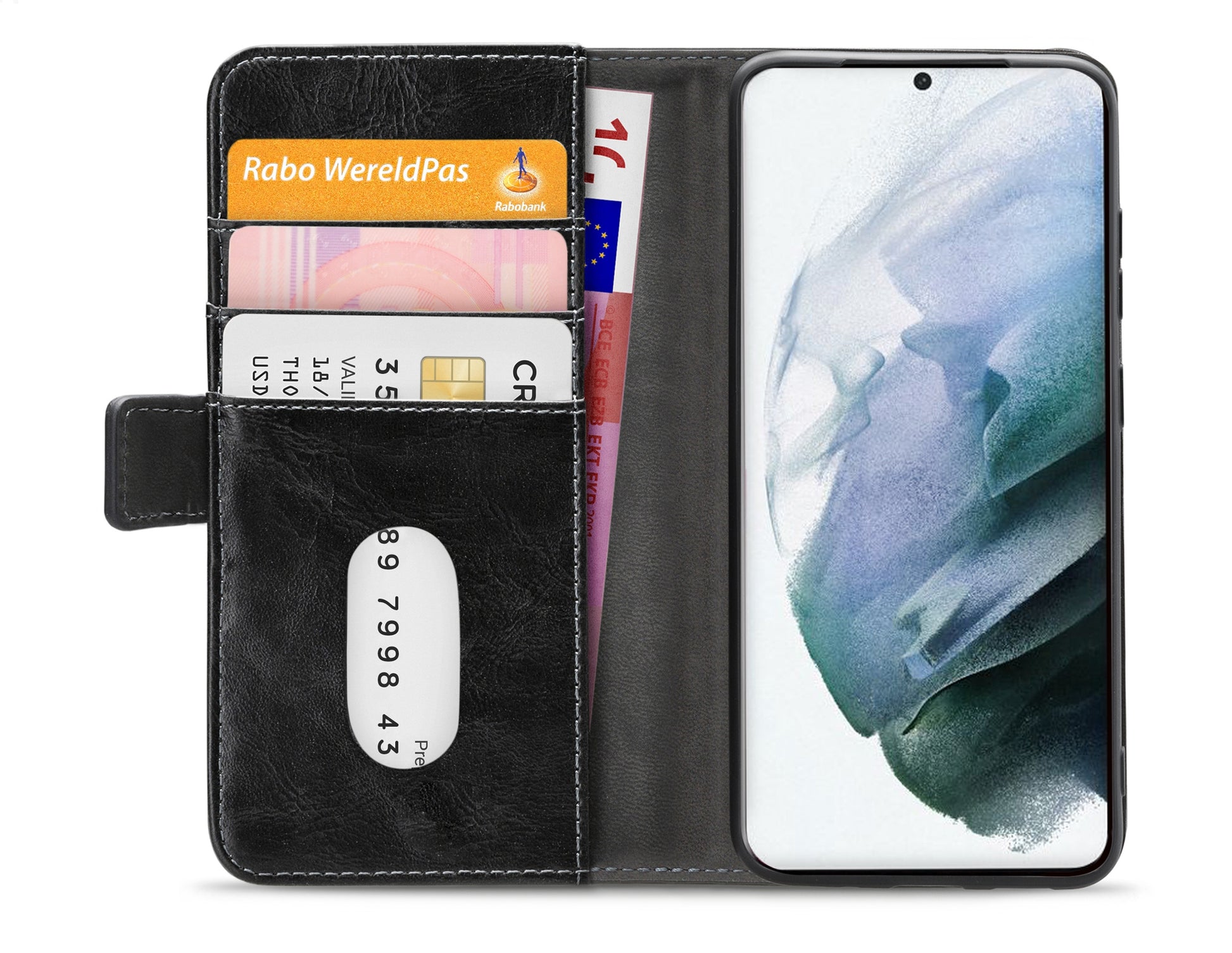 Mobilize Elite Gelly Wallet Book Case Samsung Galaxy S21+ 5G Black