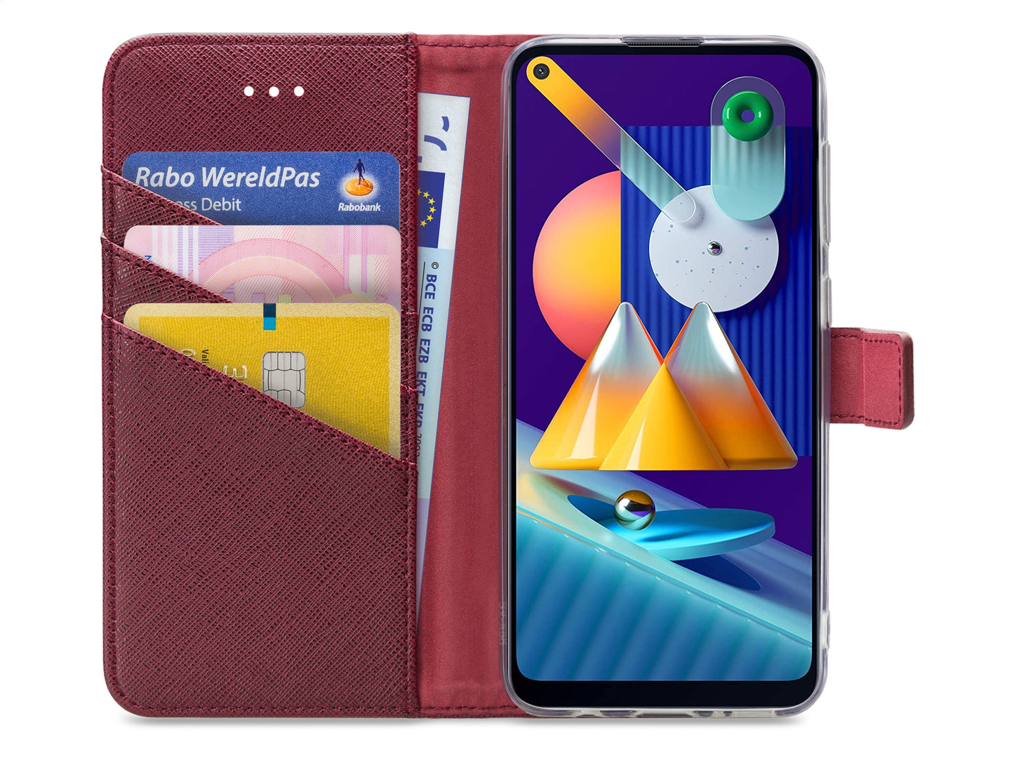 My Style Flex Wallet For Samsung Galaxy M11 Bordeaux