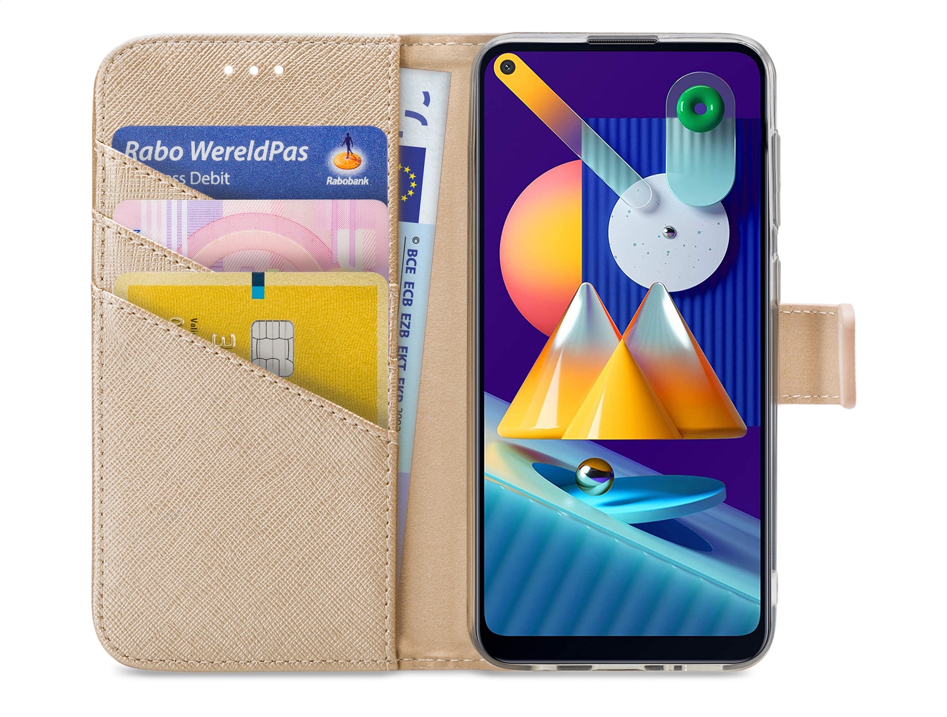 My Style Flex Wallet For Samsung Galaxy M11 Gold