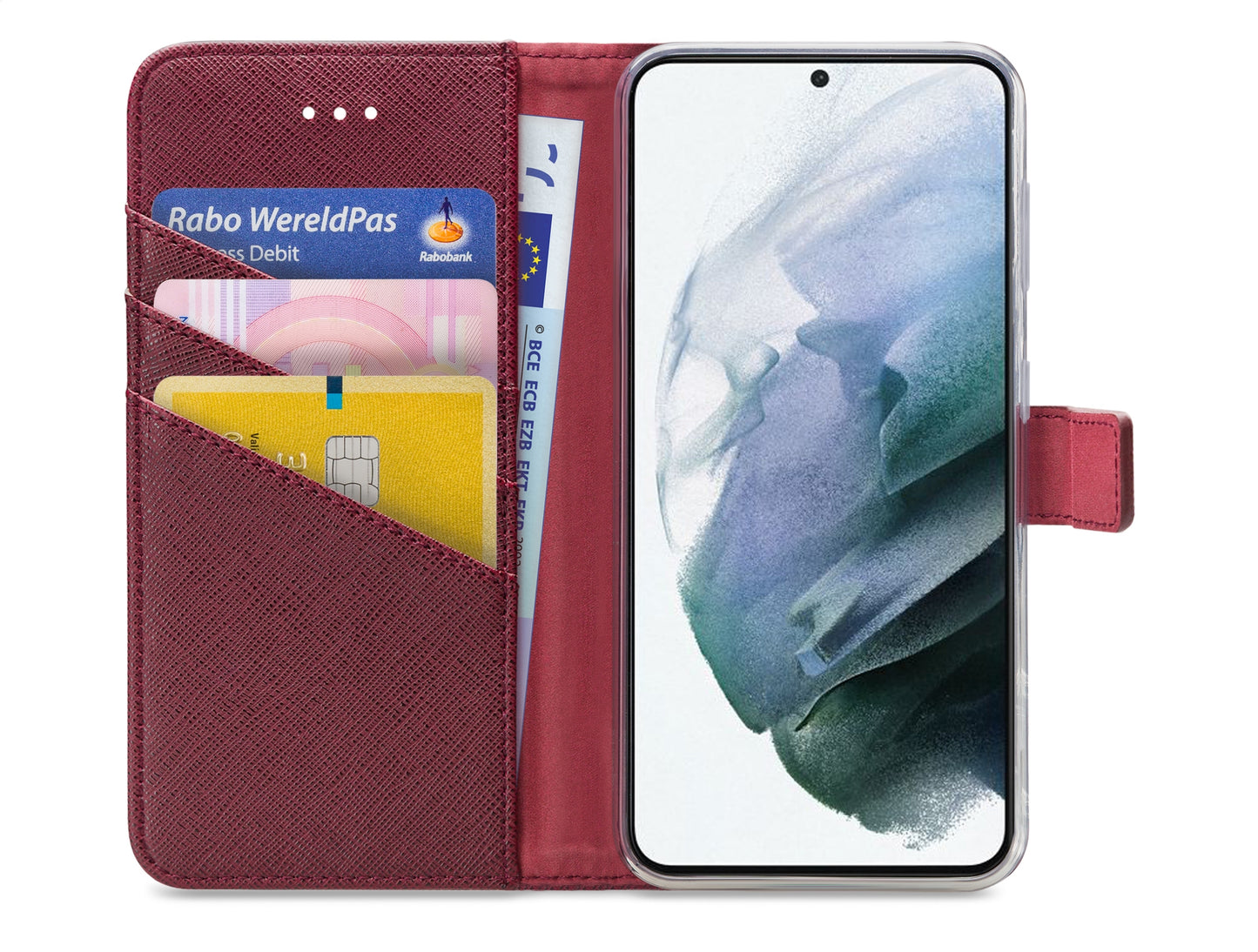 My Style Flex Wallet For Samsung Galaxy S21+ 5G Bordeaux