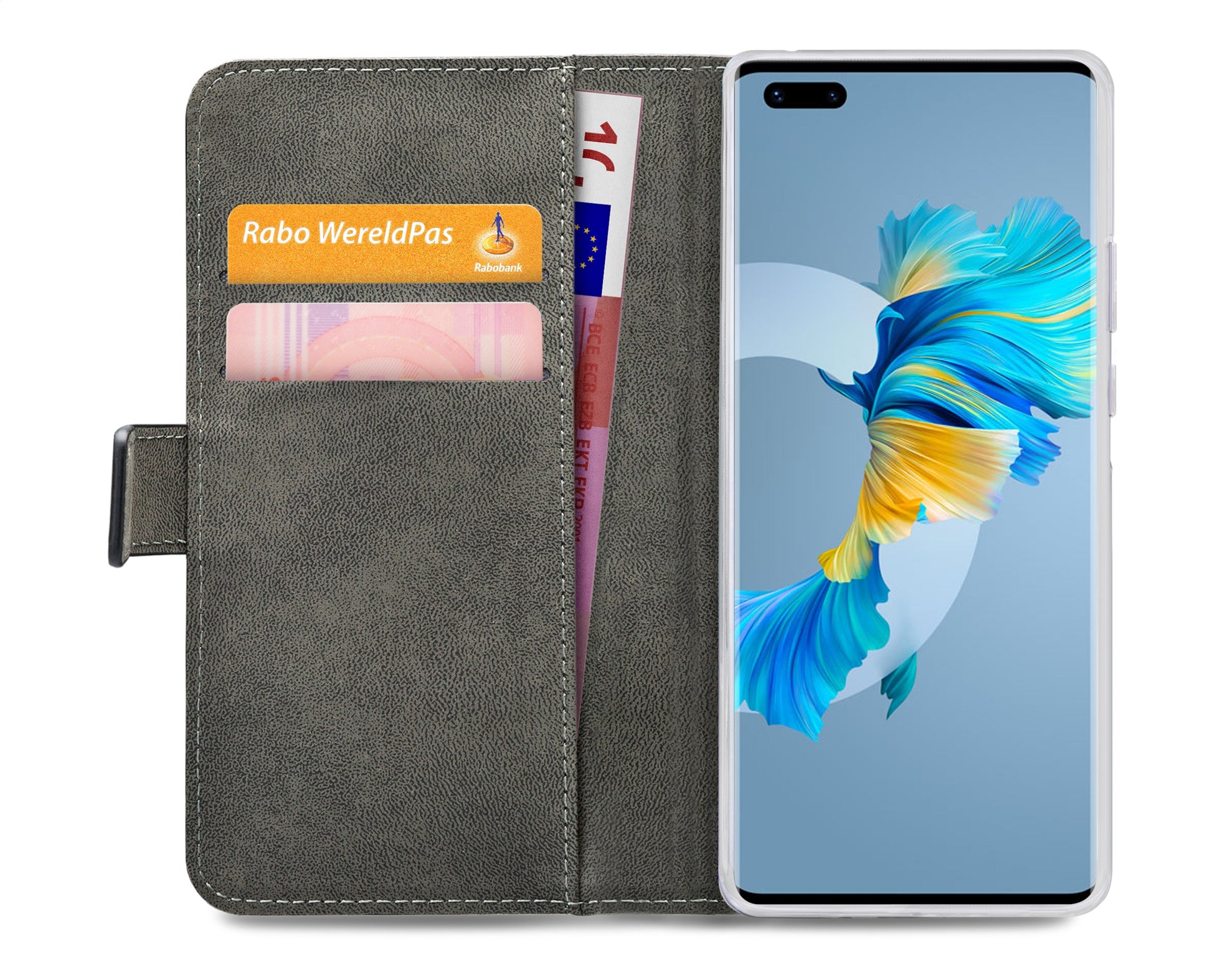 Mobilize Classic Gelly Wallet Book Case Huawei Mate 40 Pro Black