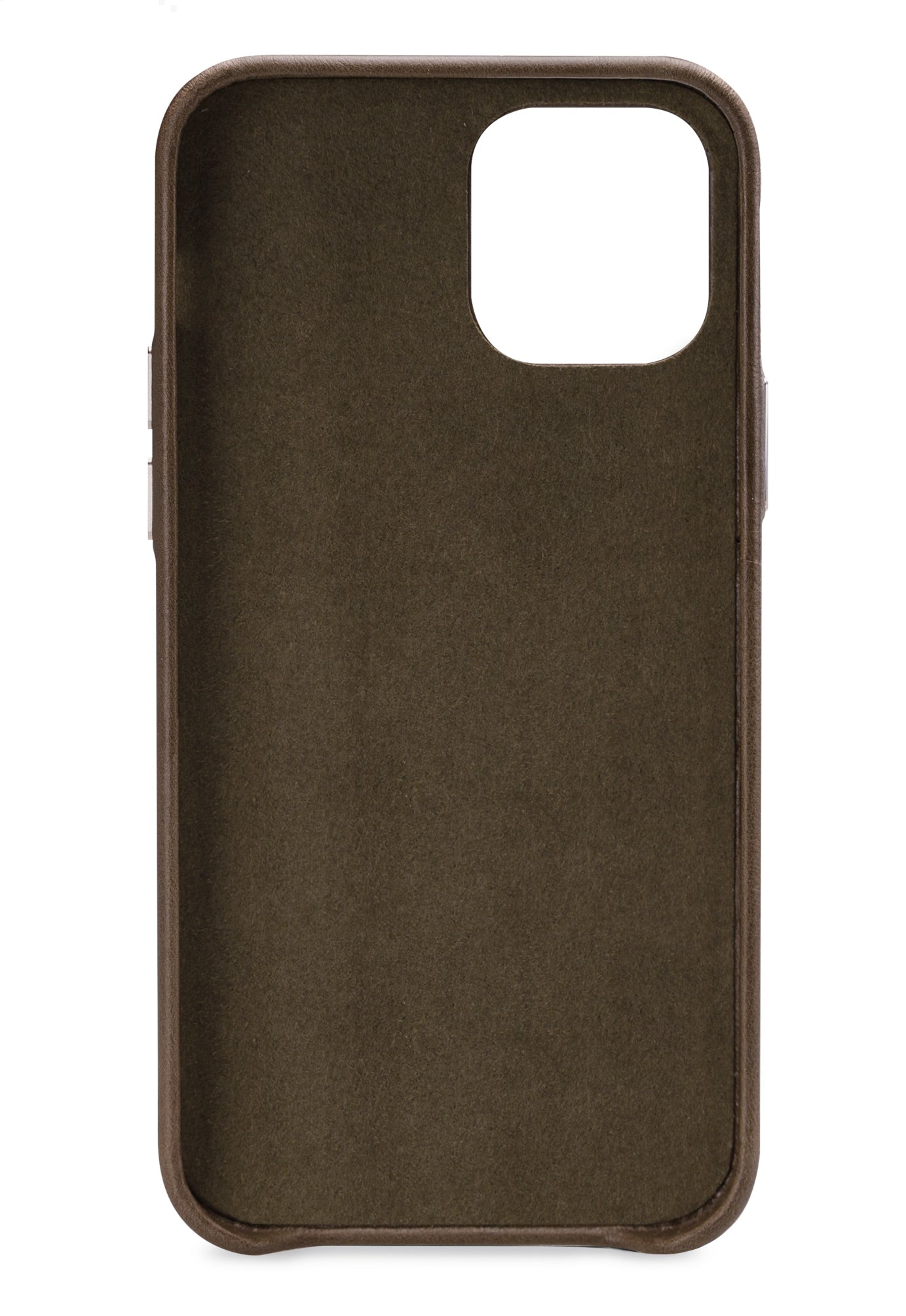 Senza Desire Leather Cover With Card Slot Apple Iphone 12/12 Pro Burned Olive