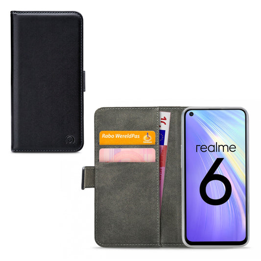 Mobilize Classic Gelly Wallet Book Case Realme 6/6S Black