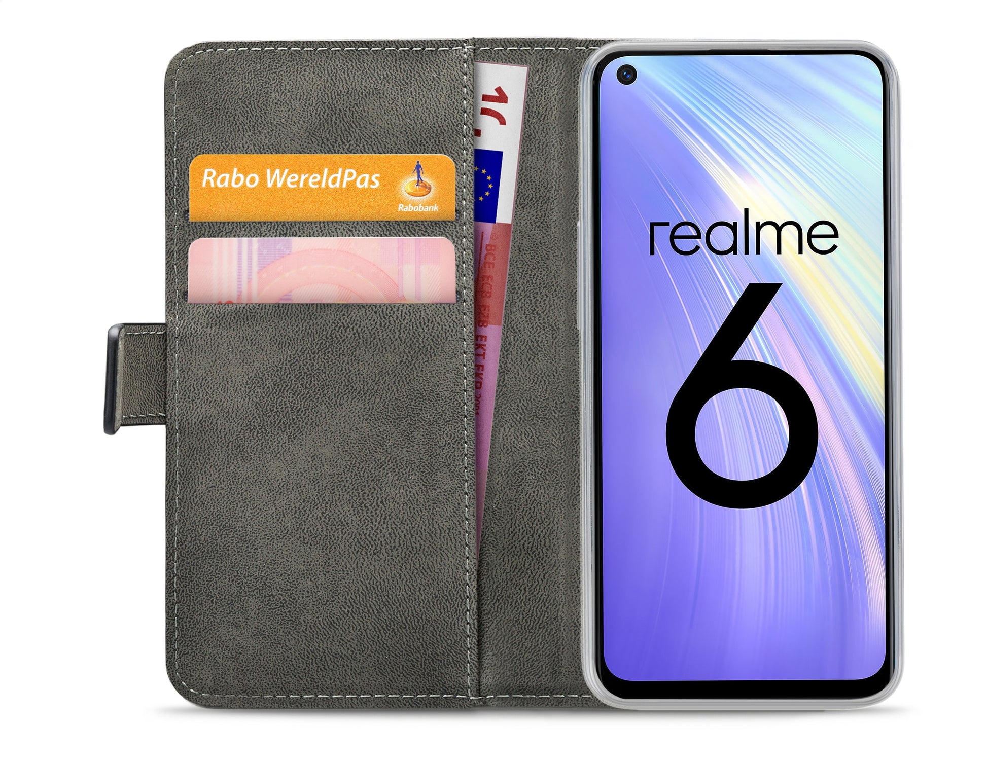 Mobilize Classic Gelly Wallet Book Case Realme 6/6S Black