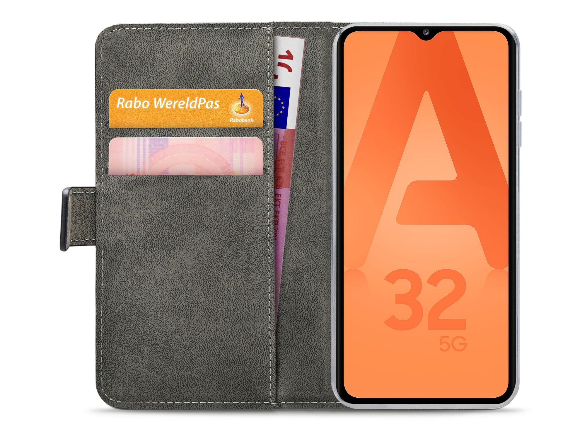 Mobilize Classic Gelly Wallet Book Case Samsung Galaxy A32 5G Black