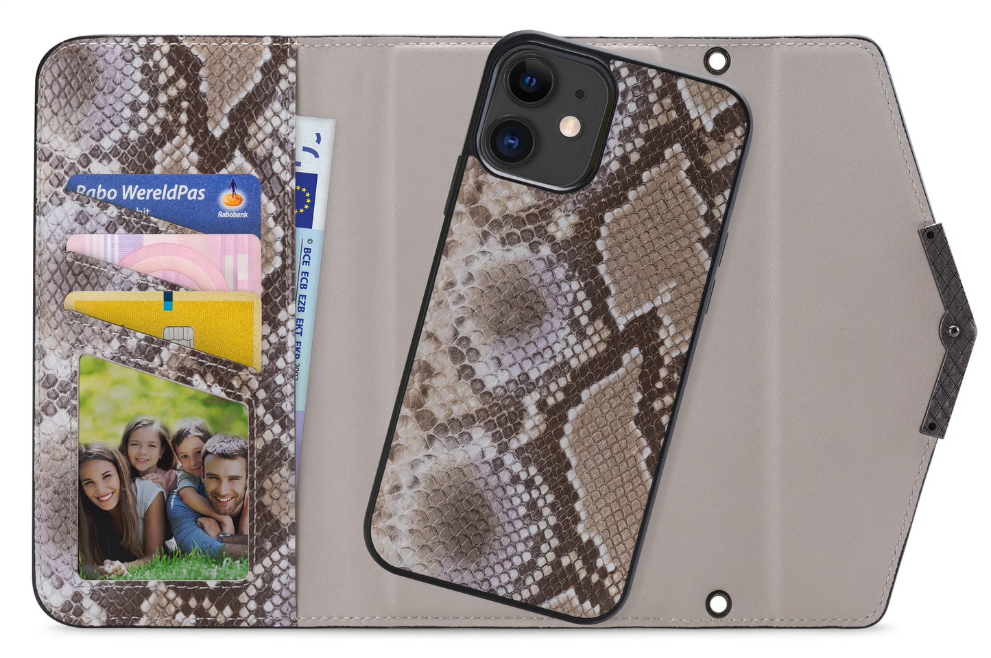 Mobilize 2In1 Elegant Magnet Clutch Apple Iphone Xr/11 Beige Snake