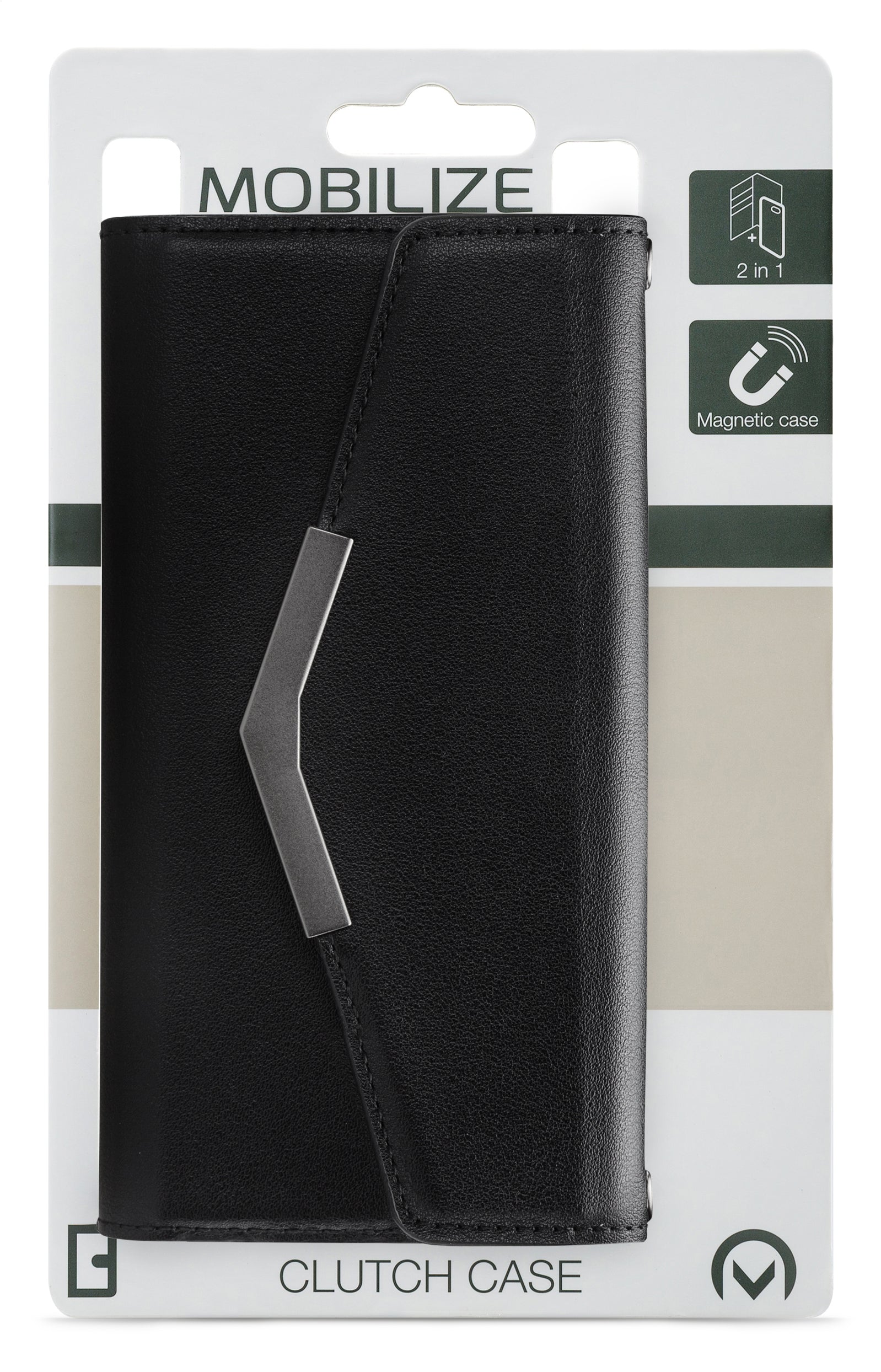 Mobilize 2In1 Elegant Magnet Clutch Apple Iphone 12 Mini Black Croco
