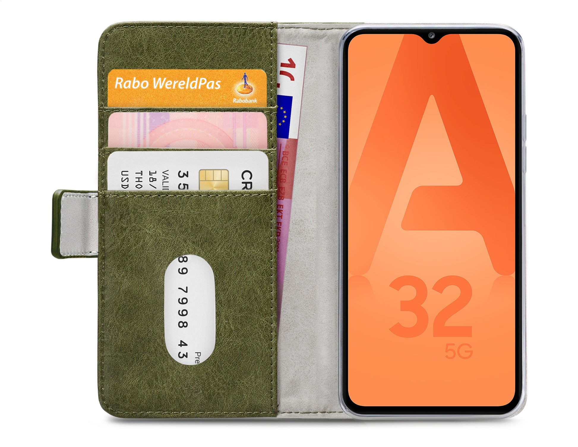 Mobilize Elite Gelly Wallet Book Case Samsung Galaxy A32 5G Green