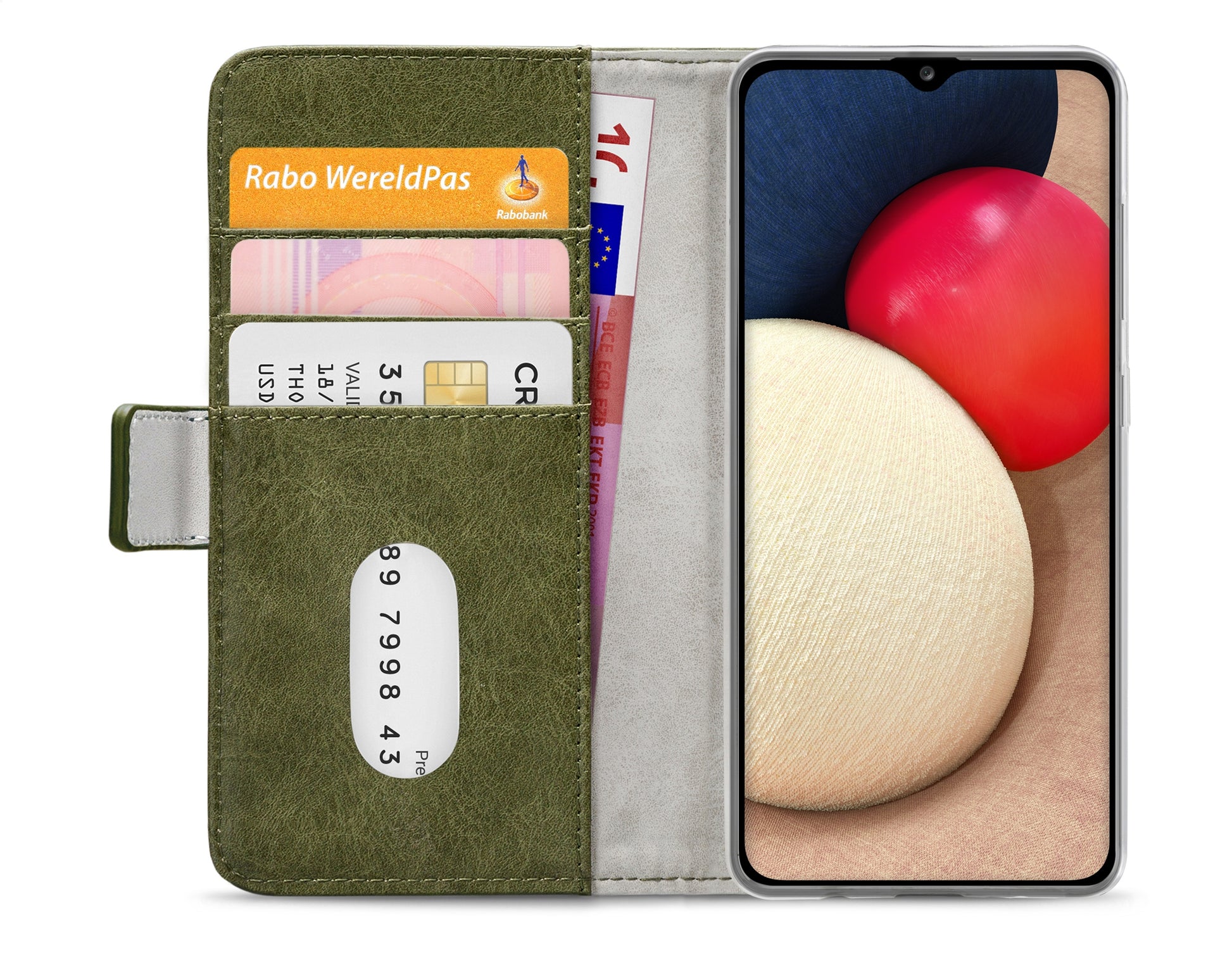 Mobilize Elite Gelly Wallet Book Case Samsung Galaxy A02S Green