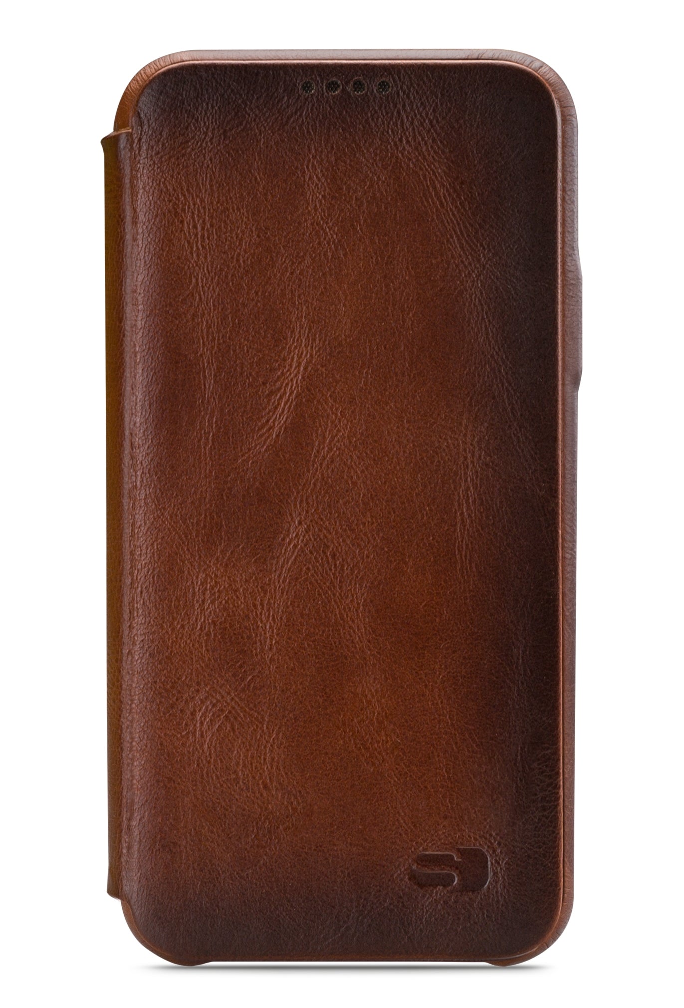 Senza Desire Skinny Leather Booklet Apple Iphone 6/6S Burned Cognac
