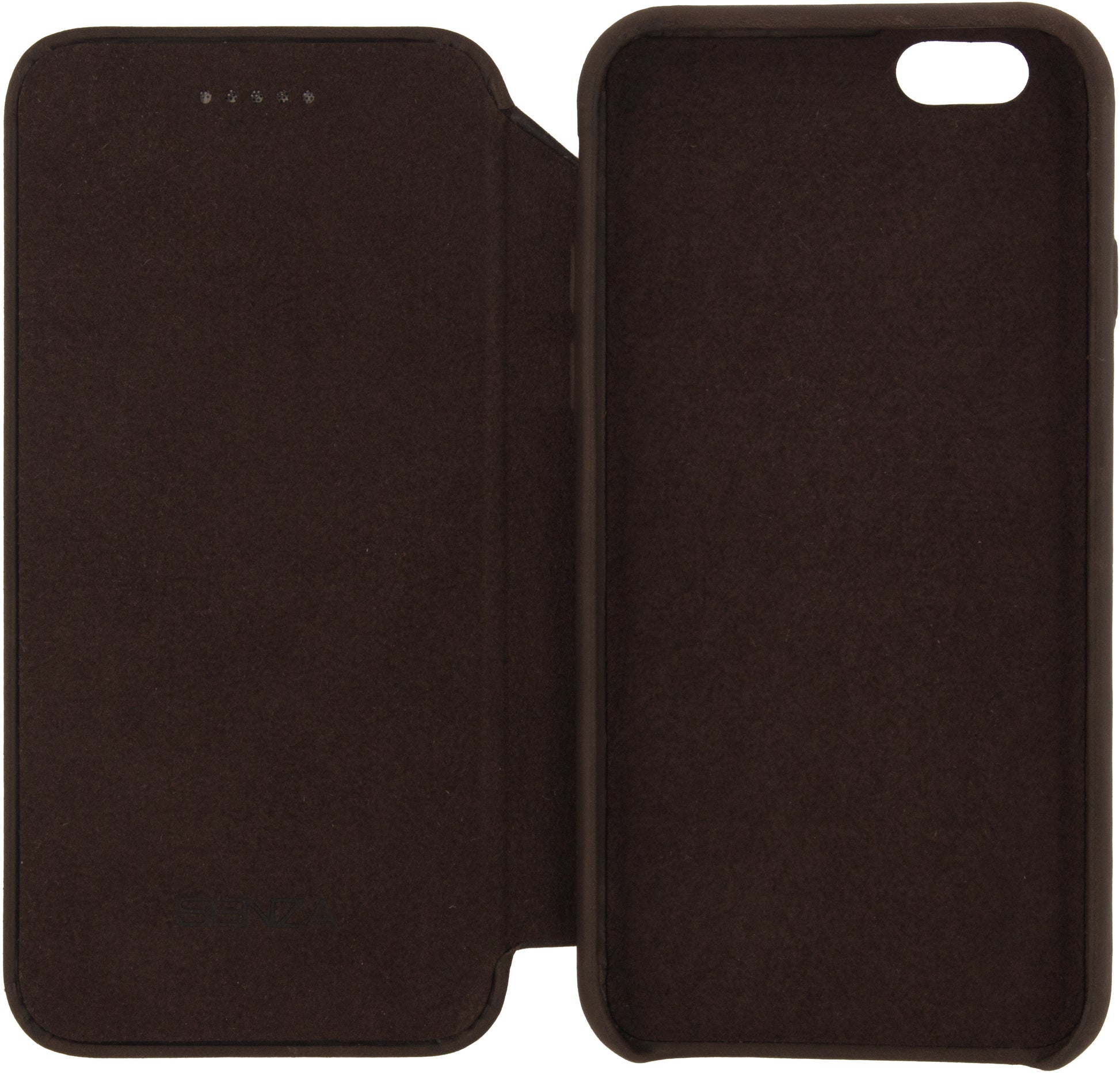 Senza Raw Skinny Leather Wallet Apple Iphone 6/6S Chestnut Brown